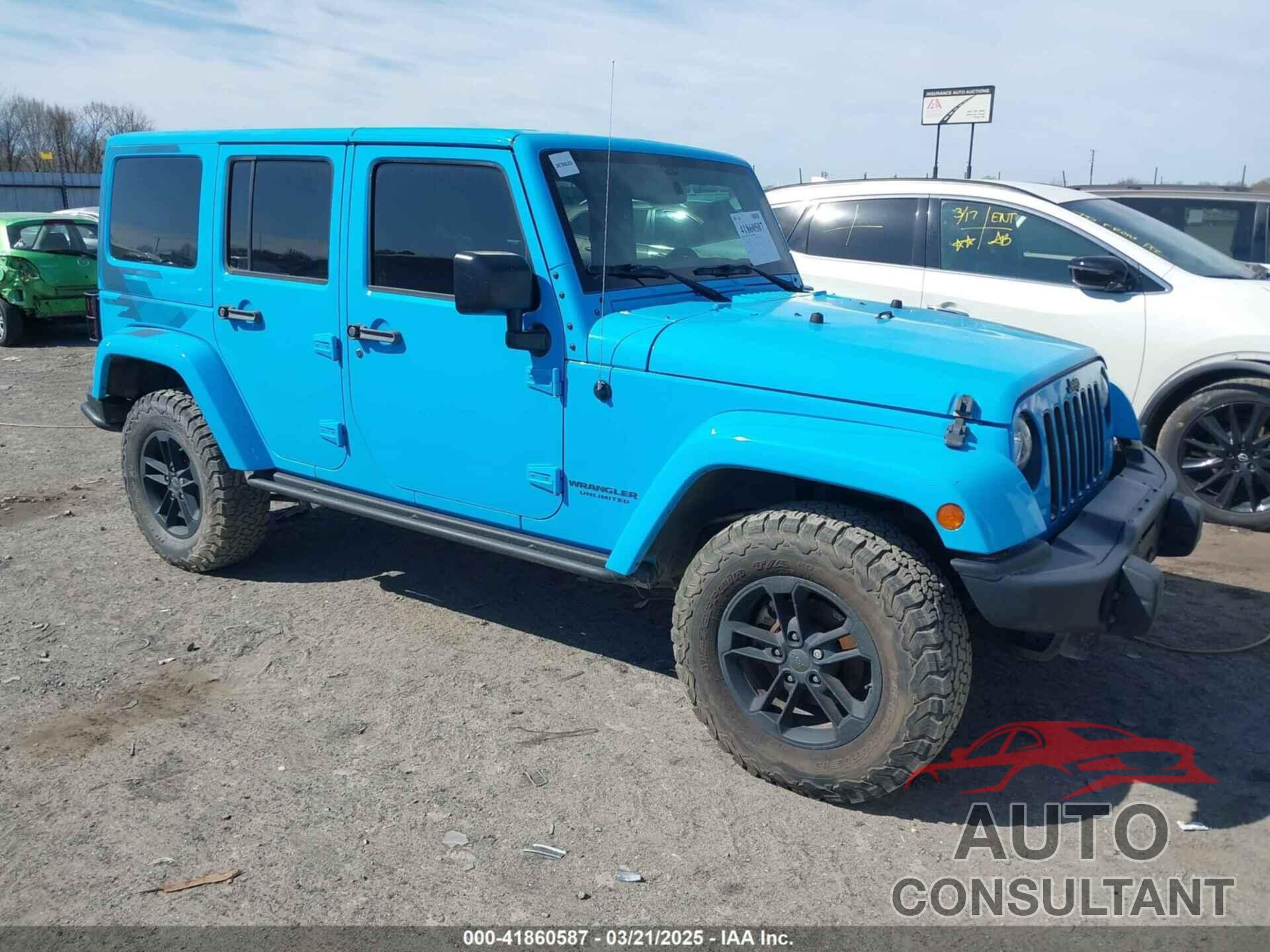 JEEP WRANGLER UNLIMITED 2017 - 1C4BJWEG6HL579231