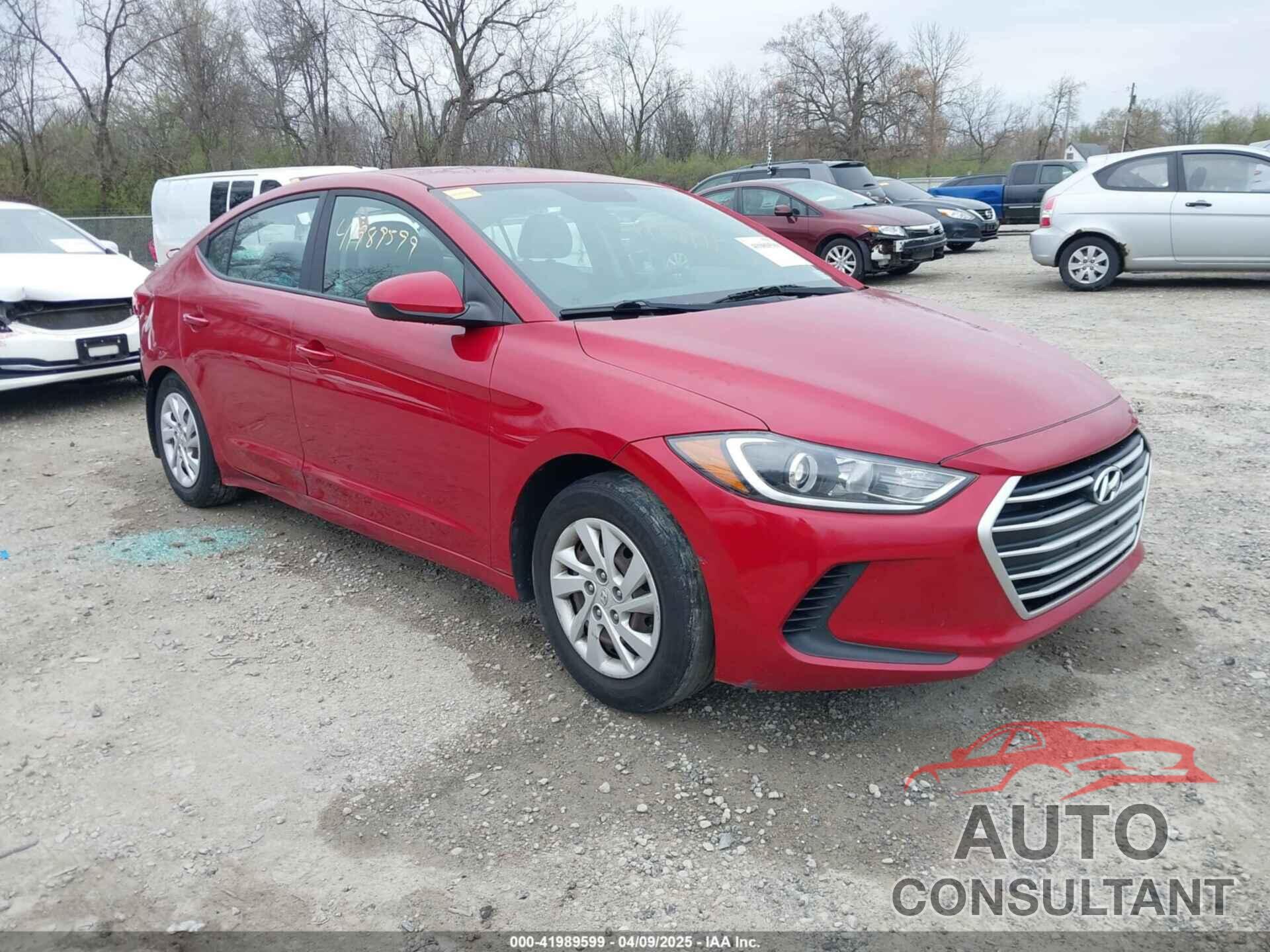 HYUNDAI ELANTRA 2017 - 5NPD74LF9HH200295