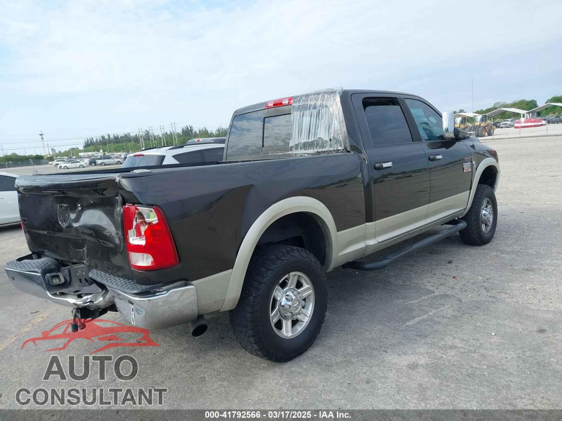 DODGE RAM 2500 2010 - 3D7UT2CL5AG172425
