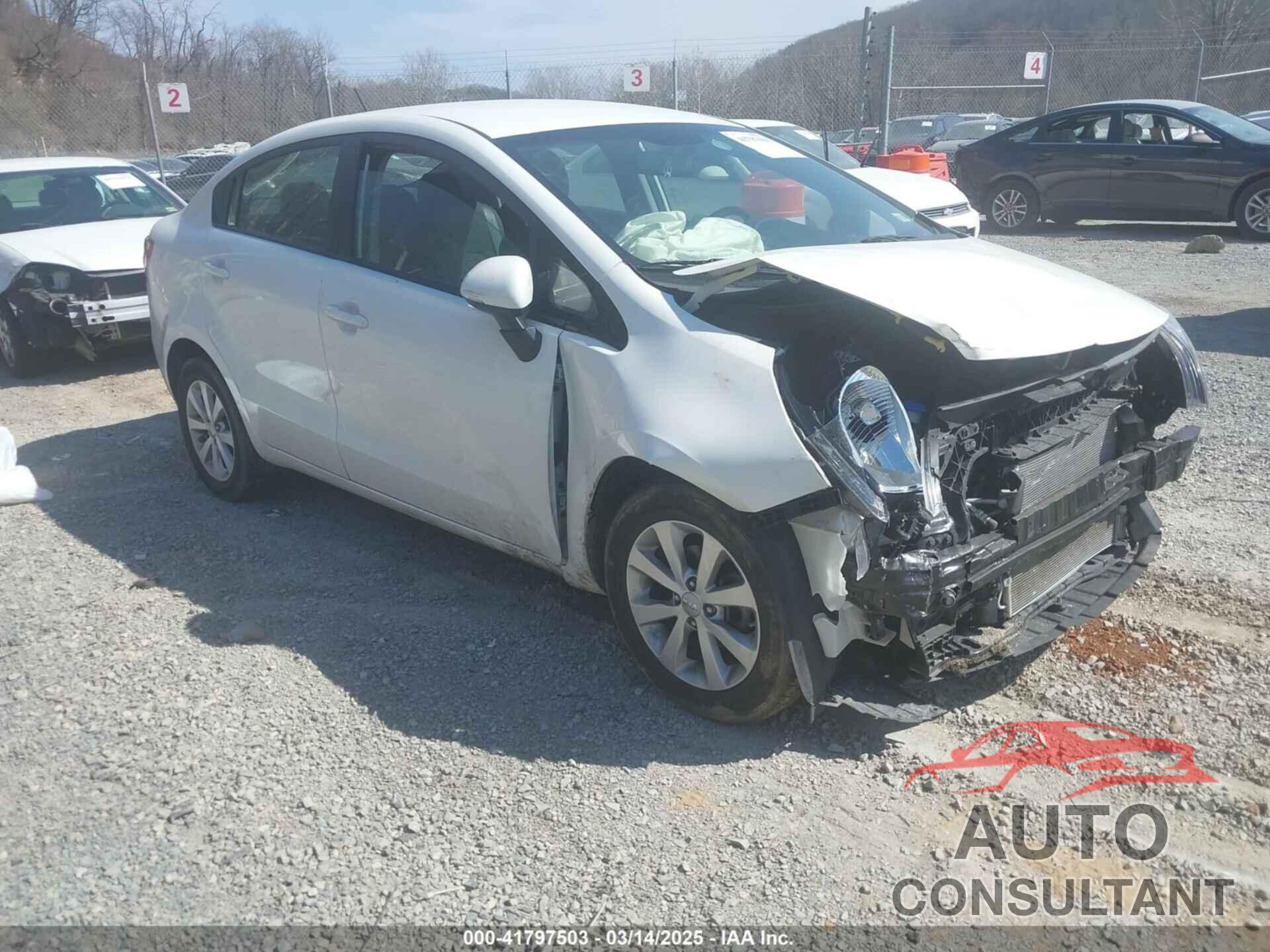 KIA RIO 2013 - KNADN4A34D6114344