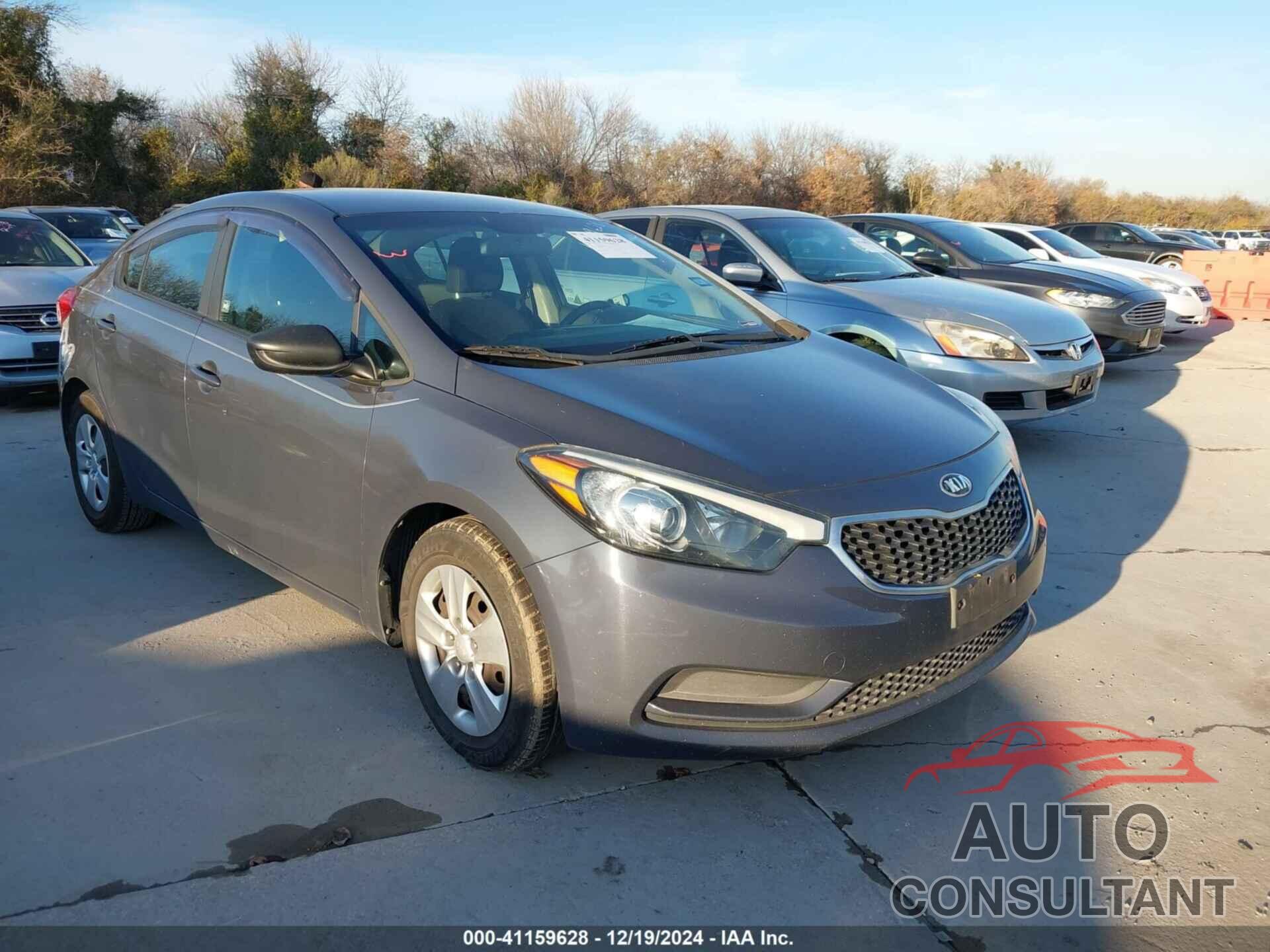 KIA FORTE 2016 - KNAFK4A60G5586188