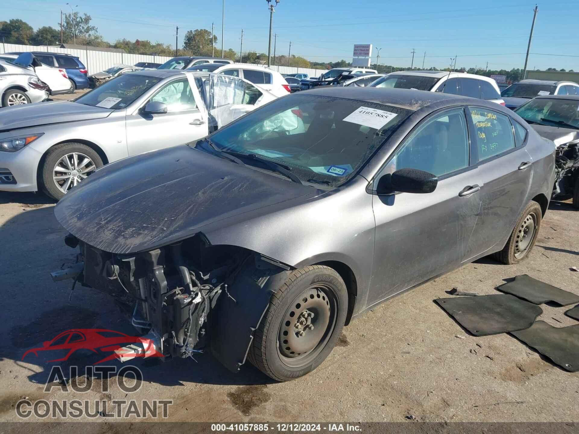 DODGE DART 2015 - 1C3CDFBB7FD390801