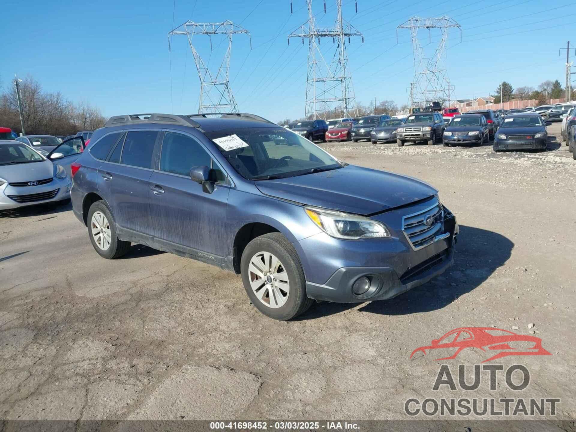SUBARU OUTBACK 2016 - 4S4BSACC1G3304943