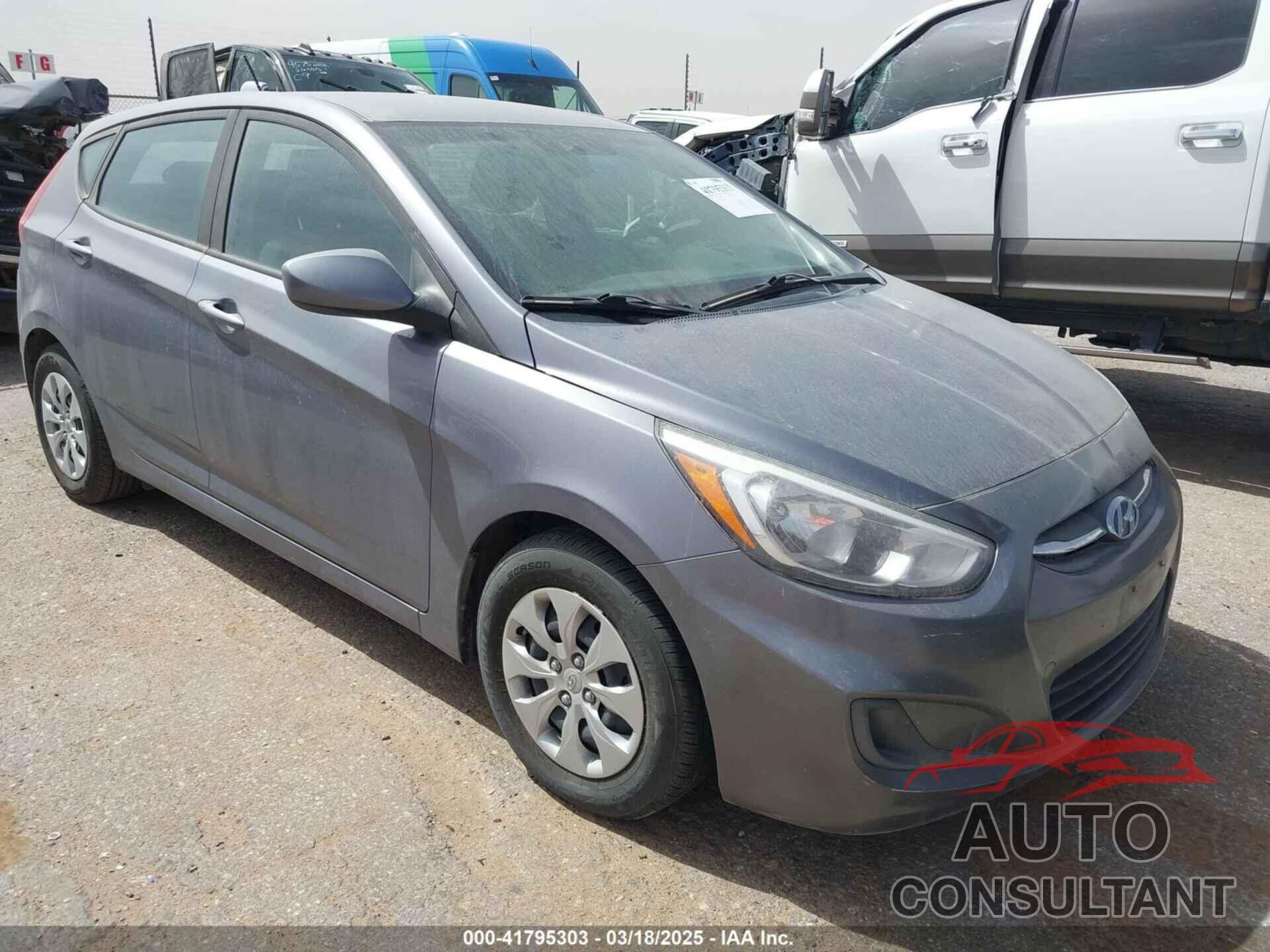HYUNDAI ACCENT 2017 - KMHCT5AEXHU347086
