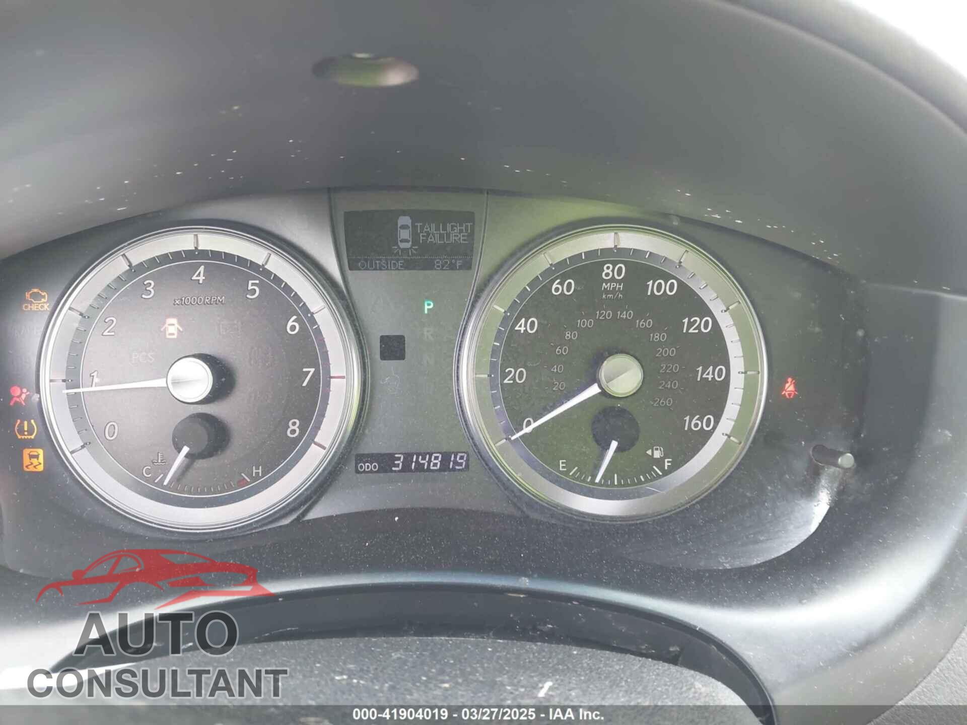 LEXUS ES 350 2010 - JTHBK1EG8A2396343