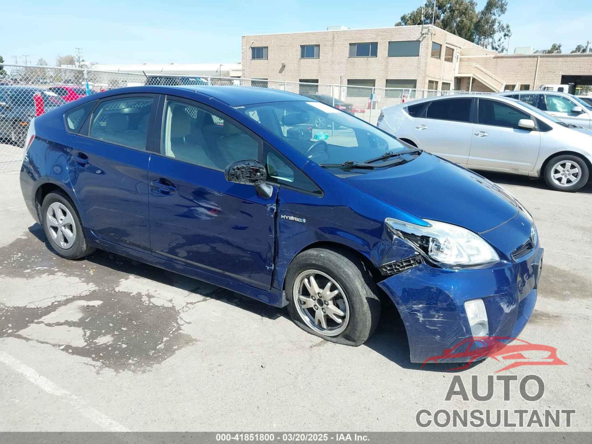 TOYOTA PRIUS 2010 - JTDKN3DU0A0008075
