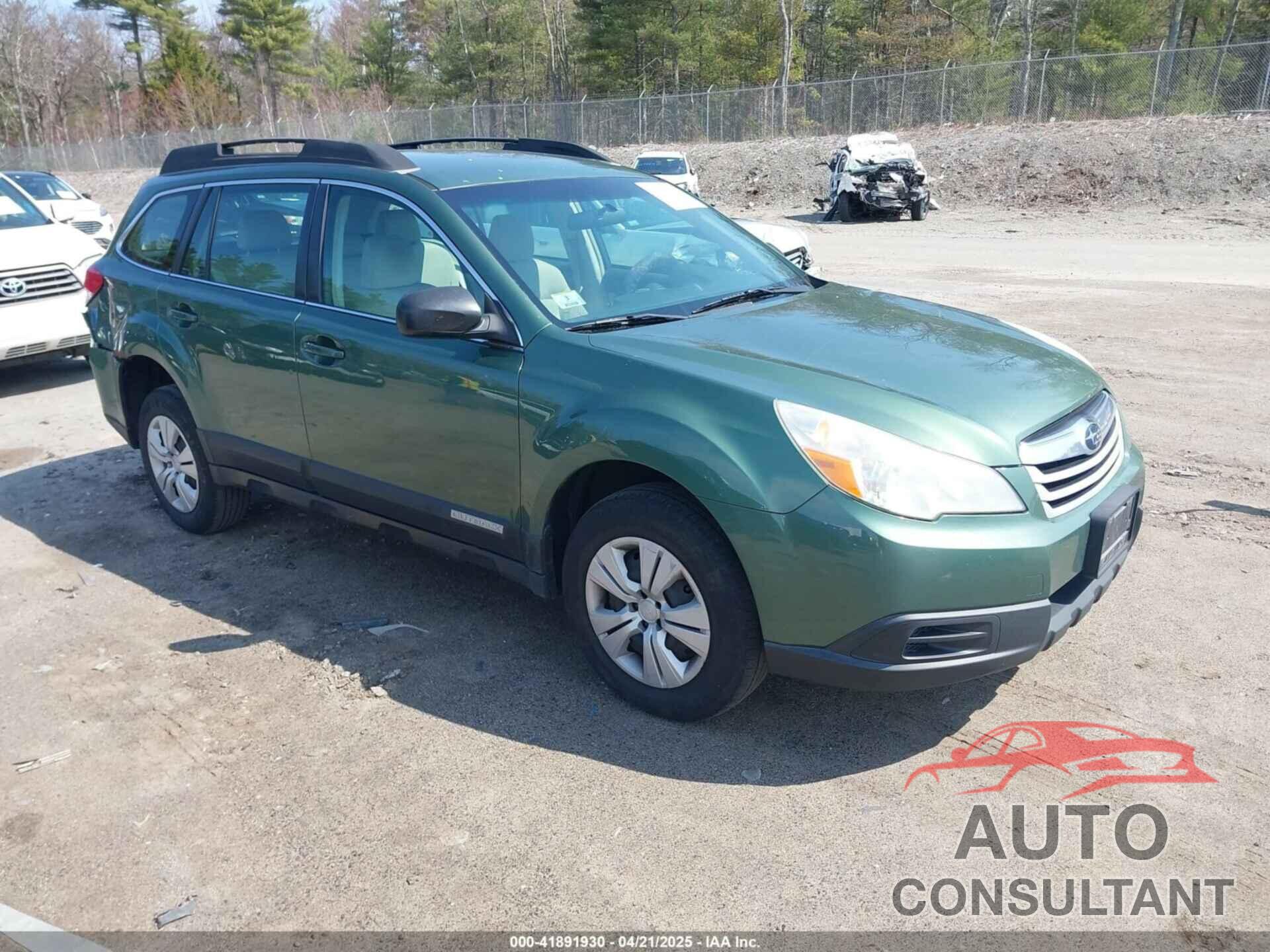 SUBARU OUTBACK 2011 - 4S4BRBAC5B3388343