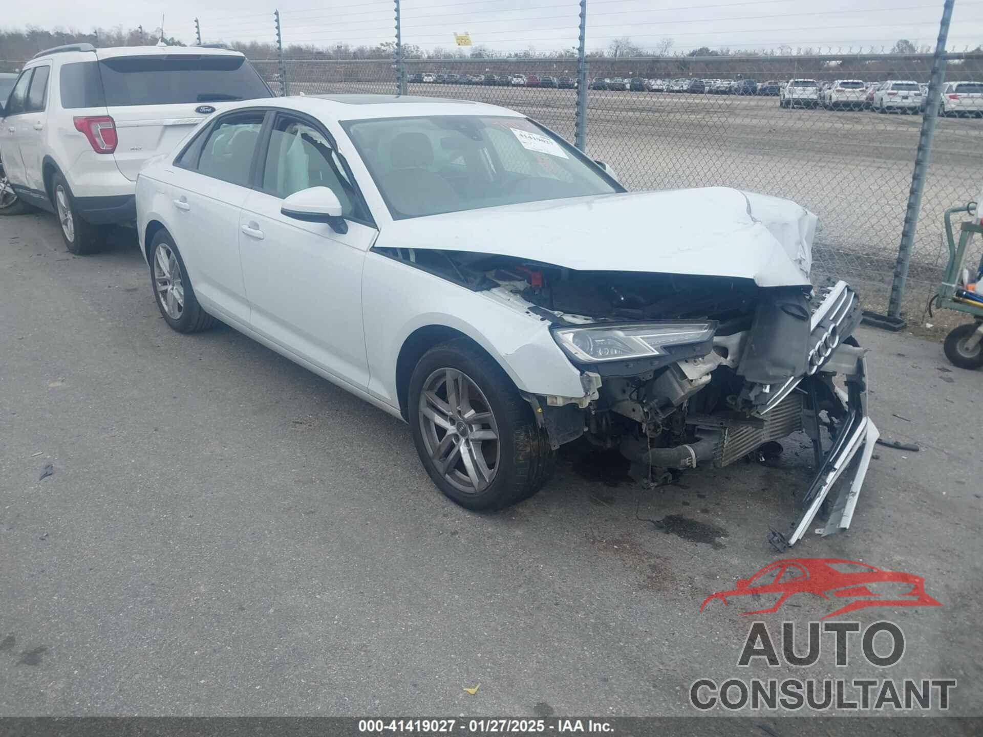 AUDI A4 2017 - WAUGMAF47HN045208