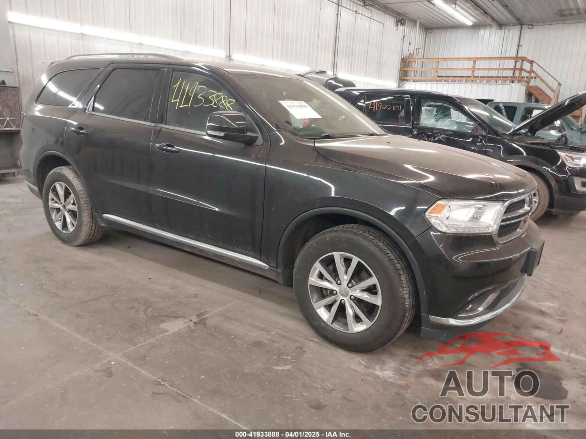 DODGE DURANGO 2016 - 1C4RDJDGXGC331069