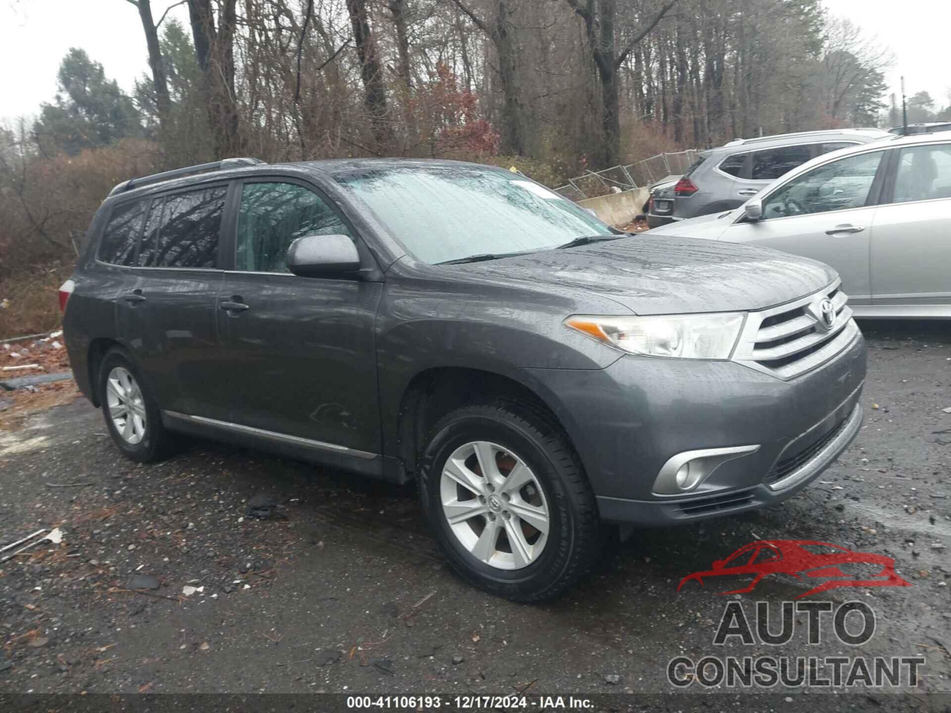 TOYOTA HIGHLANDER 2013 - 5TDBK3EH9DS255770