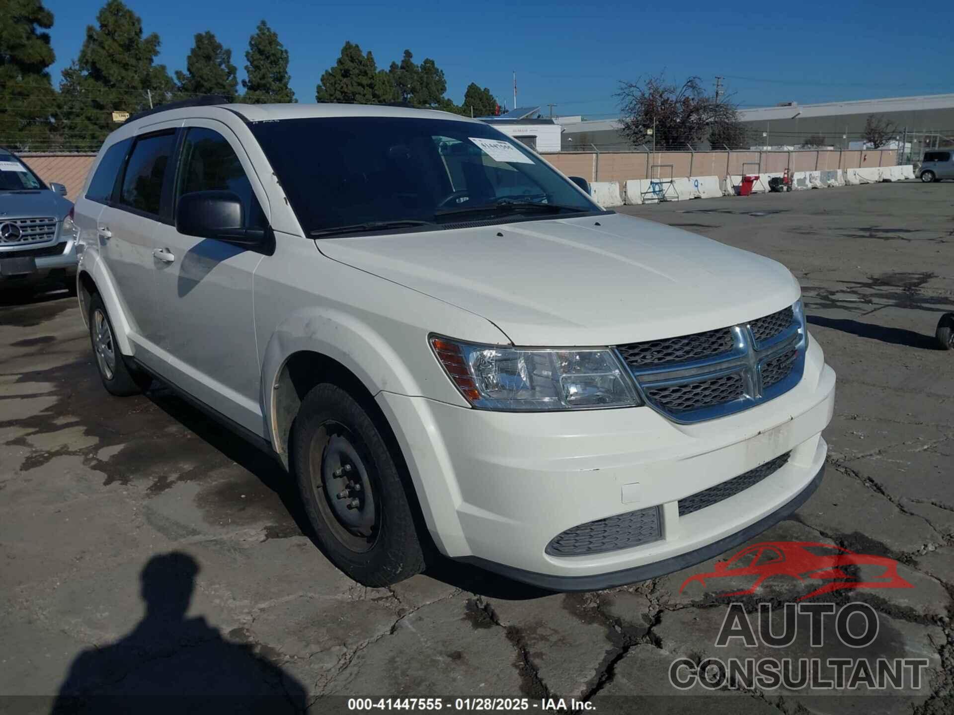 DODGE JOURNEY 2012 - 3C4PDCAB8CT319853