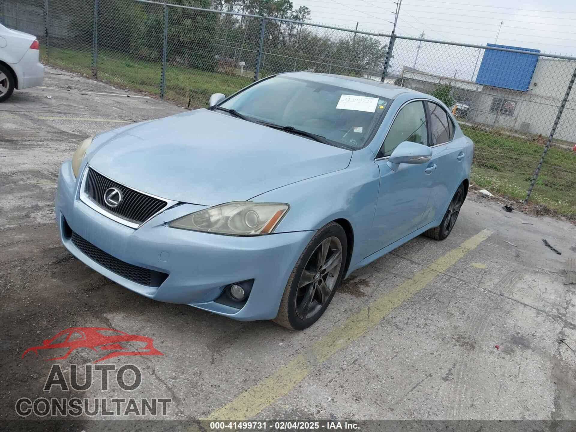 LEXUS IS 250 2012 - JTHBF5C21C5177504