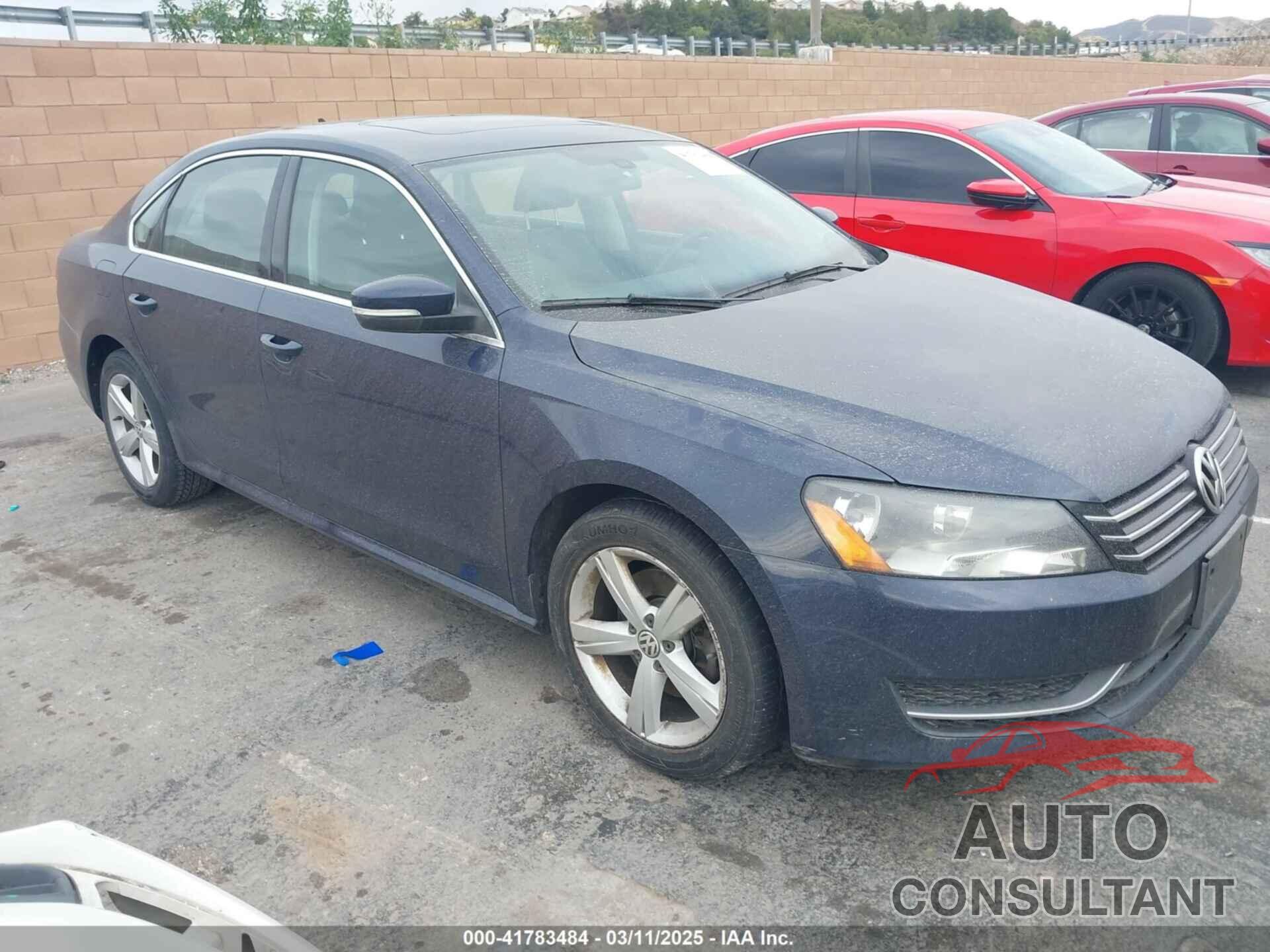 VOLKSWAGEN PASSAT 2012 - 1VWBP7A3XCC077626