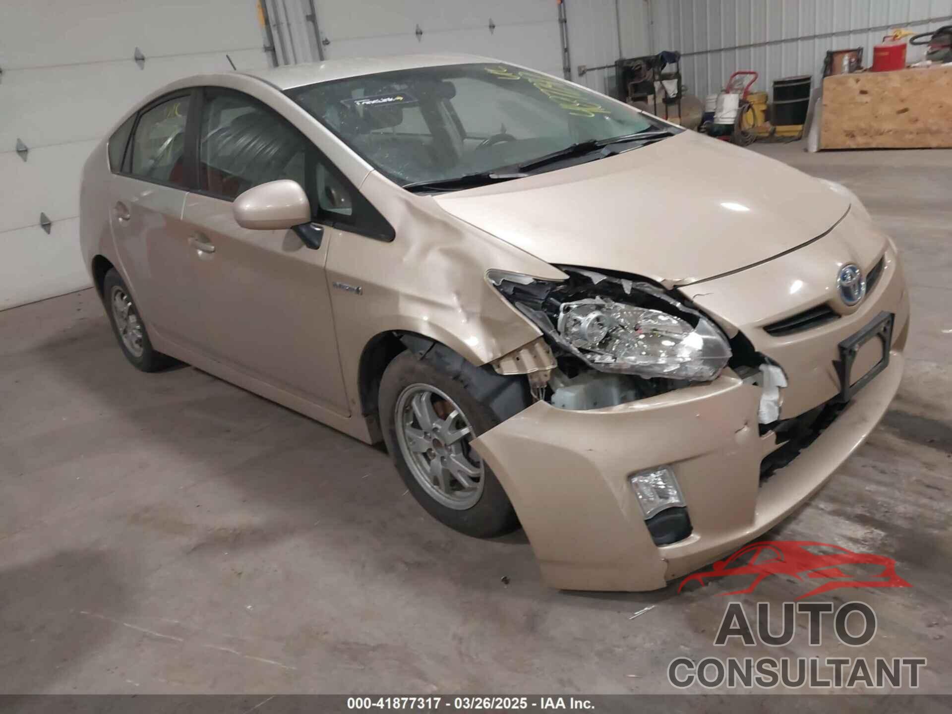 TOYOTA PRIUS 2010 - JTDKN3DU7A0168969