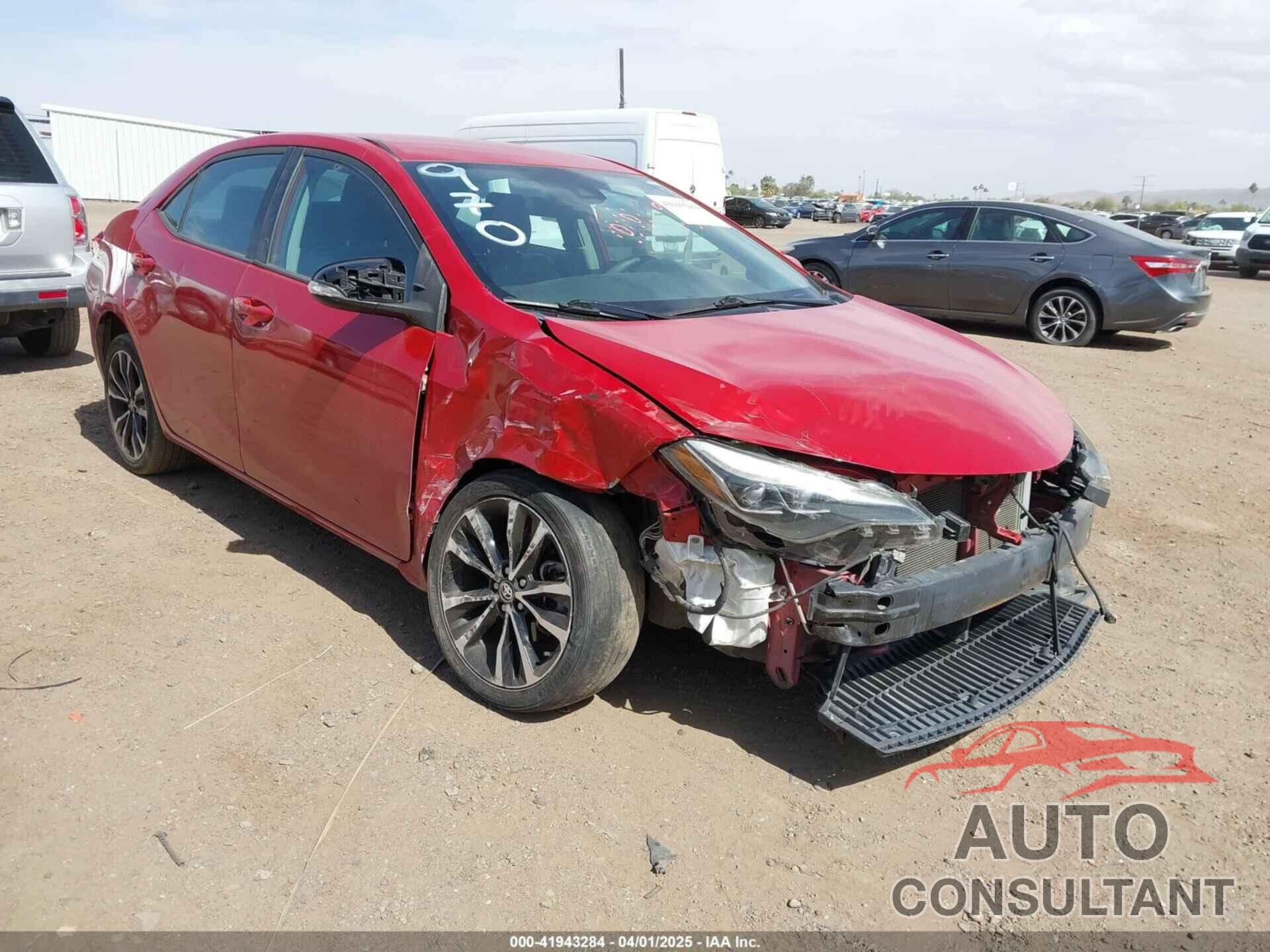 TOYOTA COROLLA 2018 - 2T1BURHE3JC004889