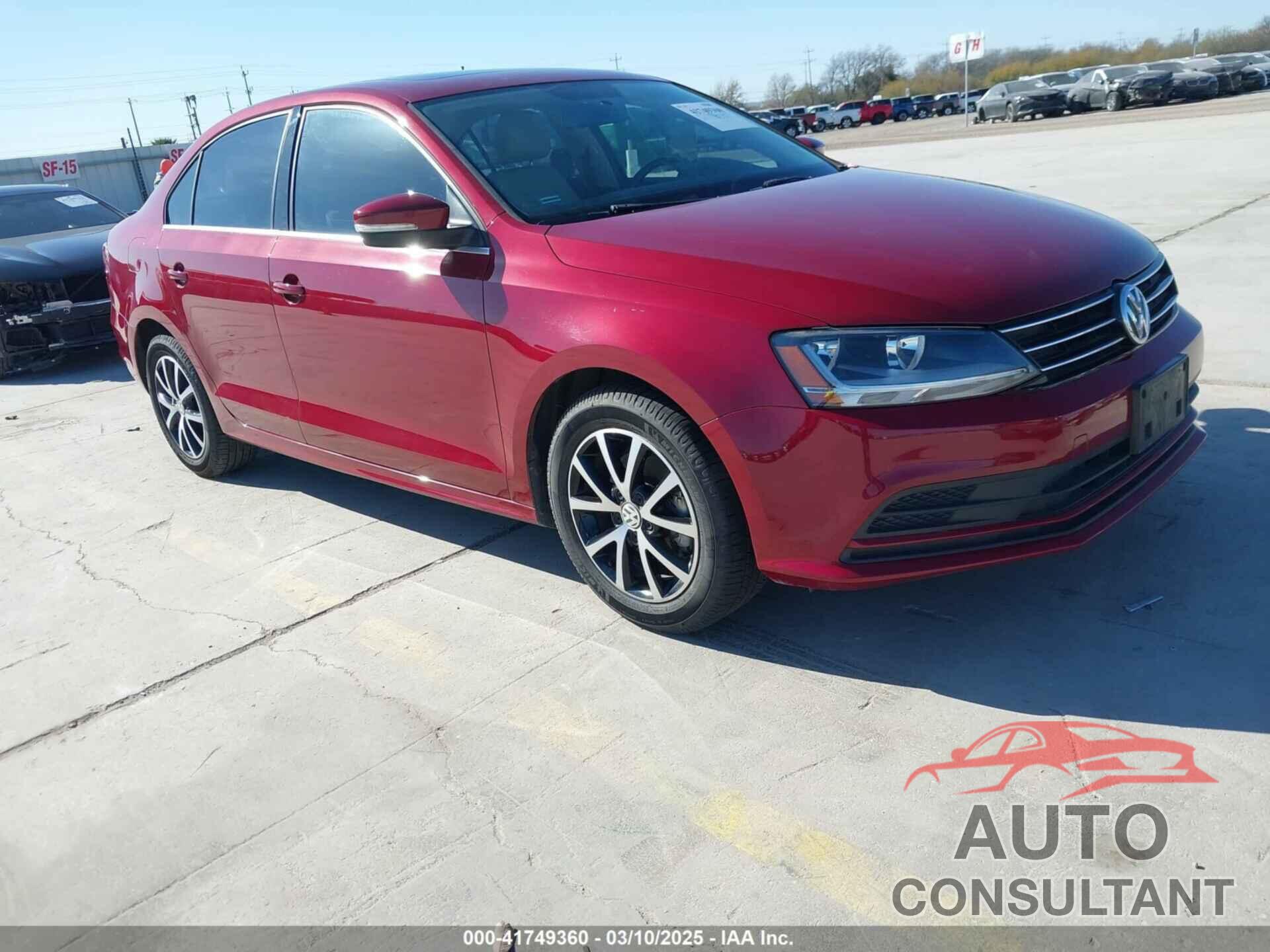 VOLKSWAGEN JETTA 2017 - 3VWDB7AJ6HM410044