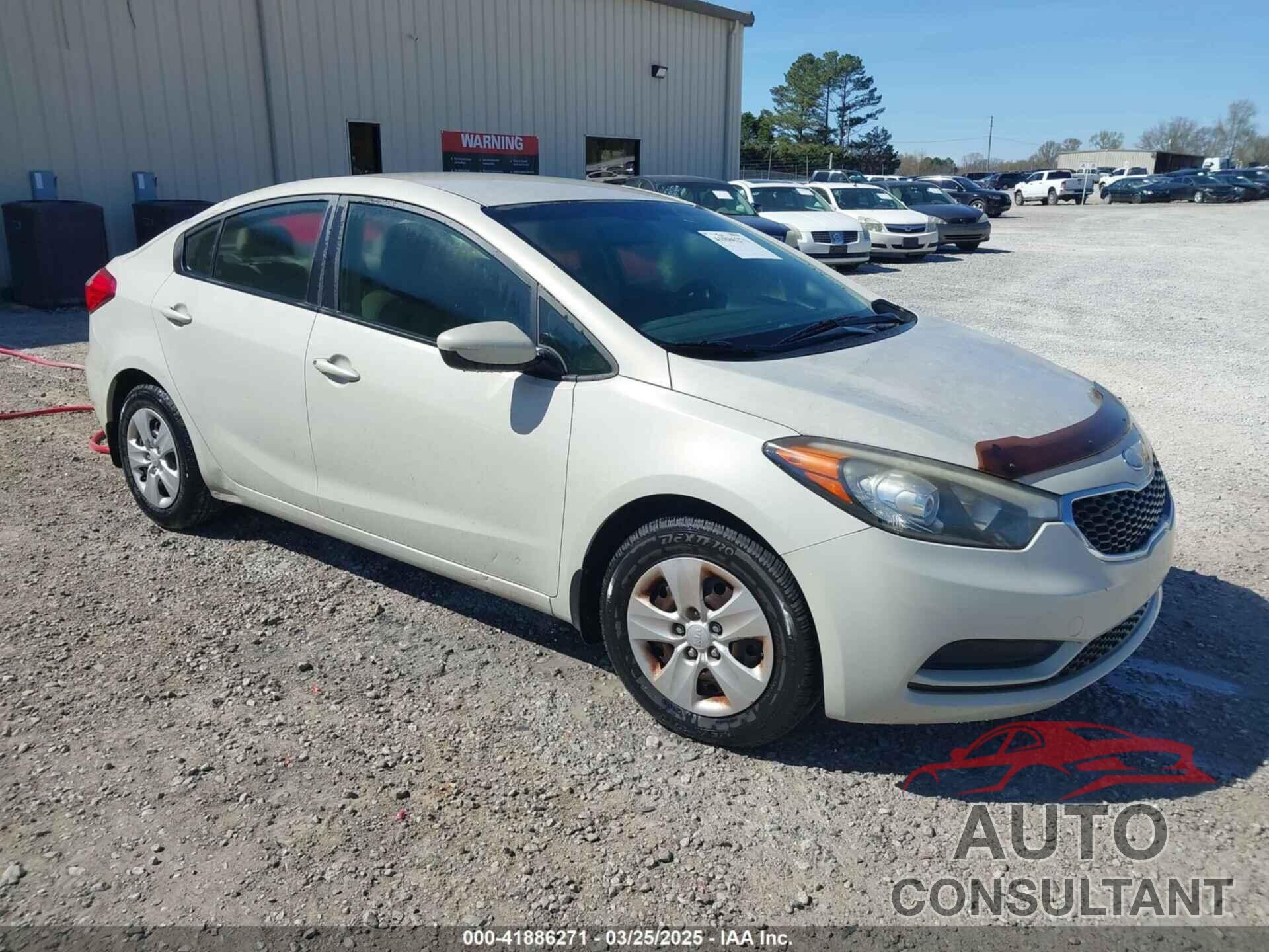 KIA FORTE 2014 - KNAFK4A64E5101242