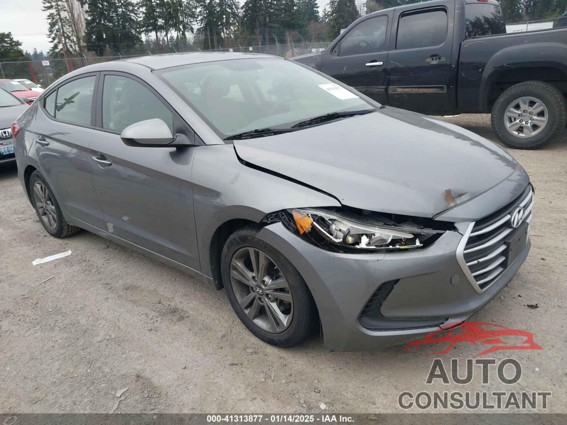 HYUNDAI ELANTRA 2017 - KMHD84LF6HU179680