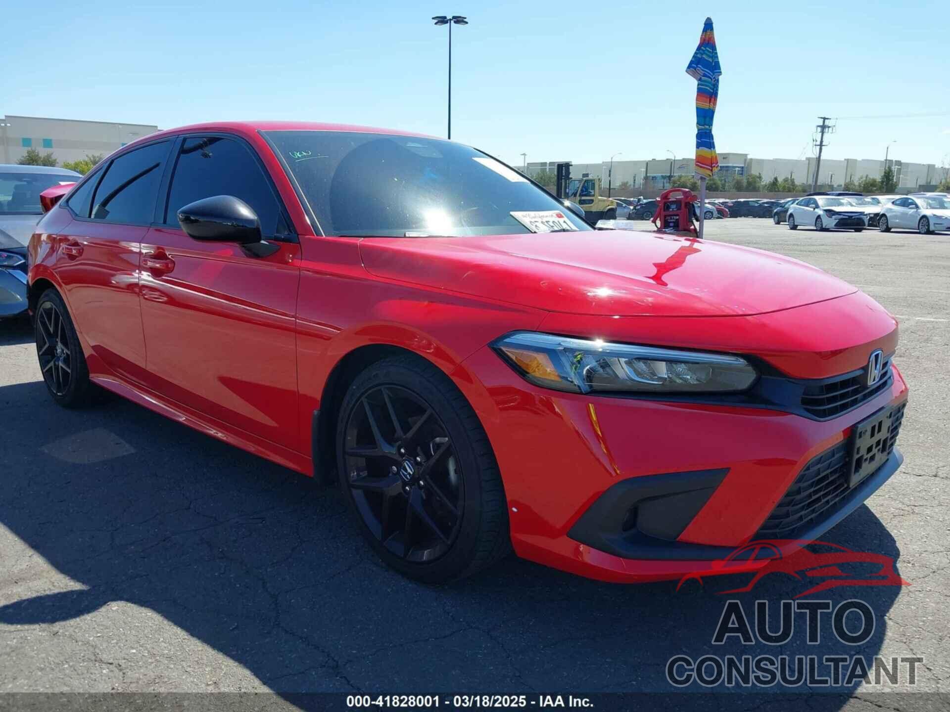 HONDA CIVIC 2022 - 2HGFE2F52NH559063