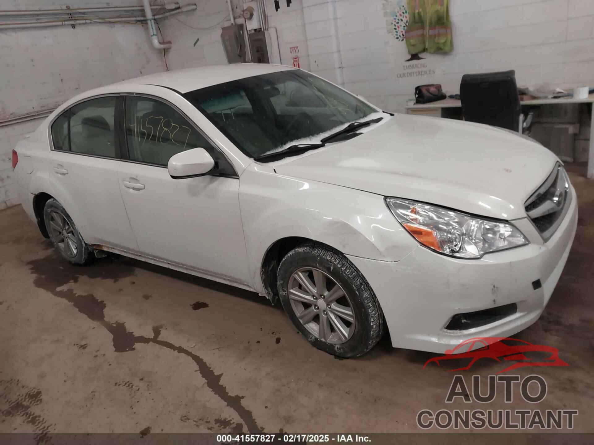 SUBARU LEGACY 2012 - 4S3BMBA62C3002136