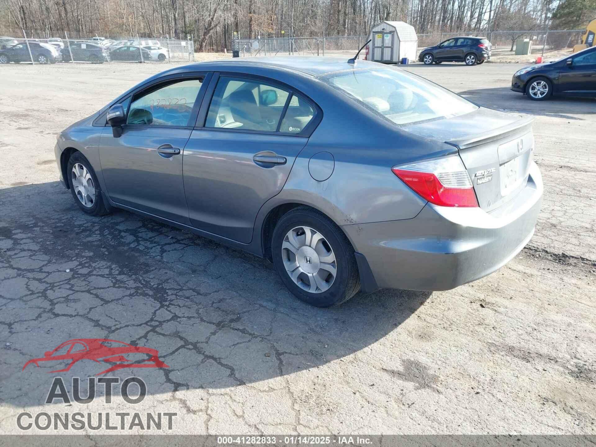 HONDA CIVIC HYBRID 2012 - JHMFB4F25CS005156