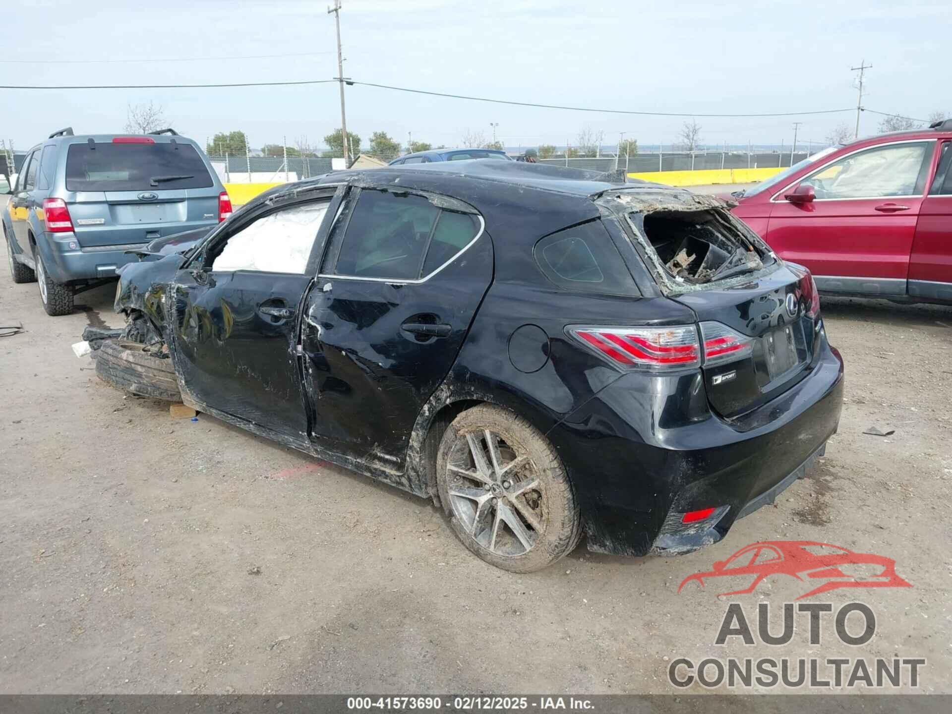 LEXUS CT 200H 2017 - JTHKD5BH6H2291891