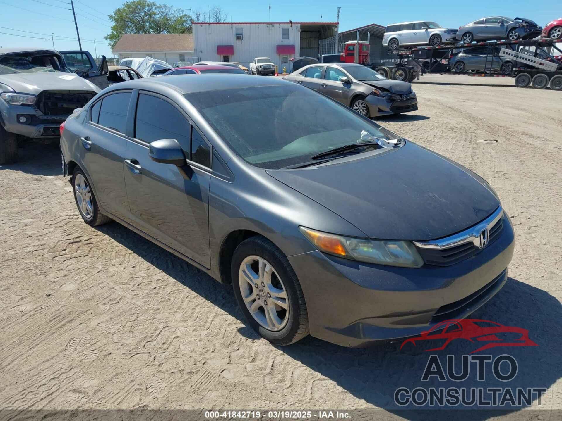 HONDA CIVIC 2012 - 2HGFB2F54CH559524