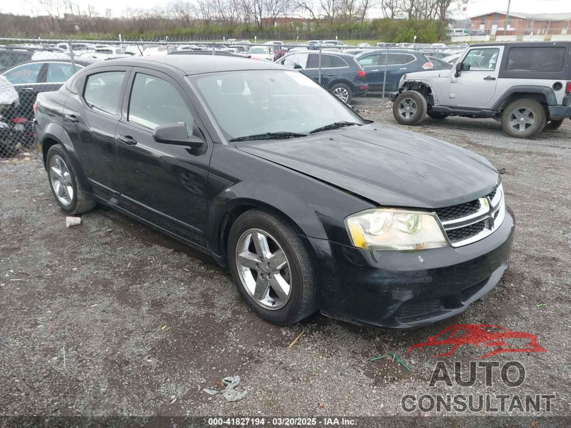 DODGE AVENGER 2012 - 1C3CDZAB5CN181890