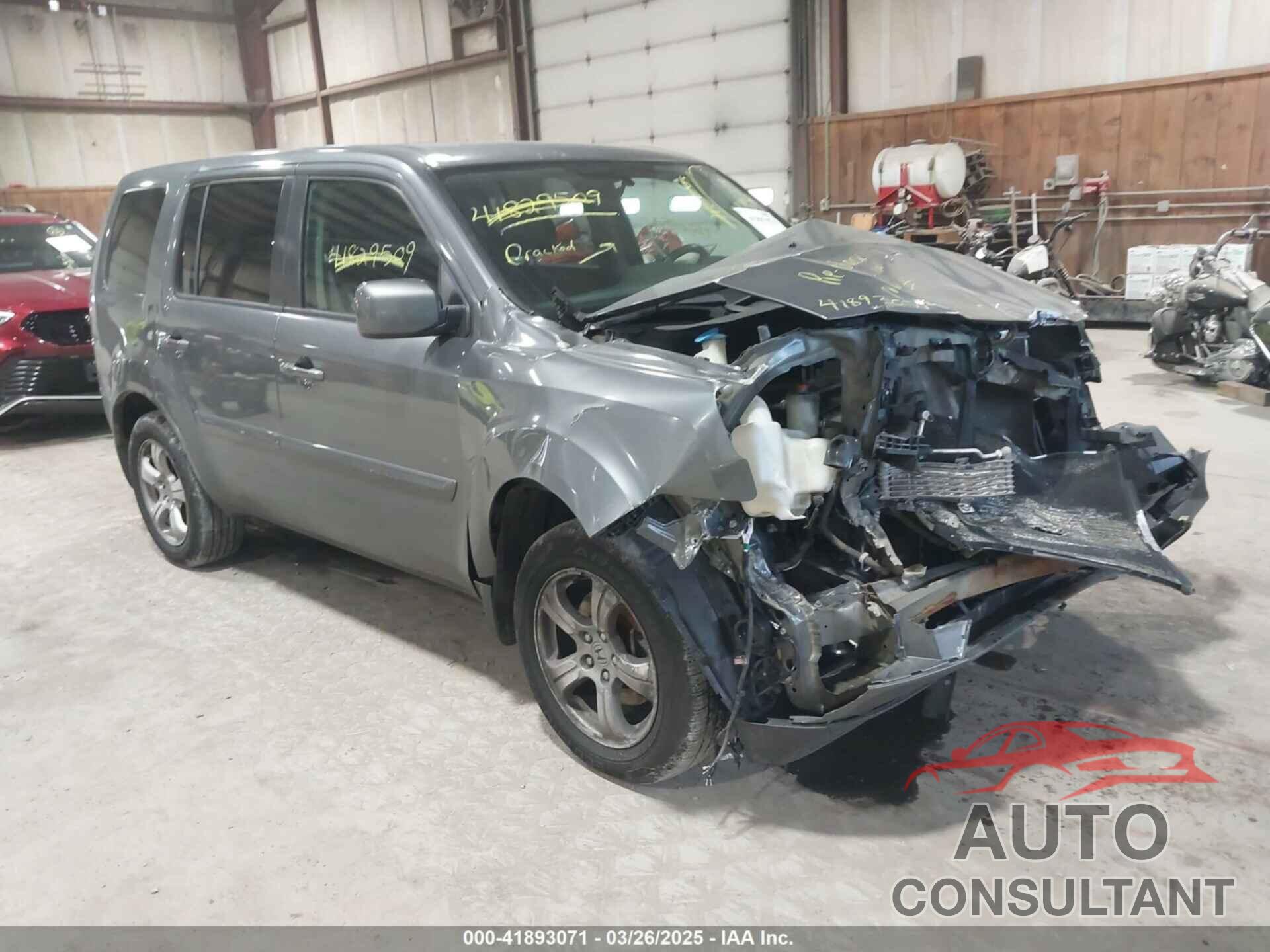 HONDA PILOT 2013 - 5FNYF4H59DB026600