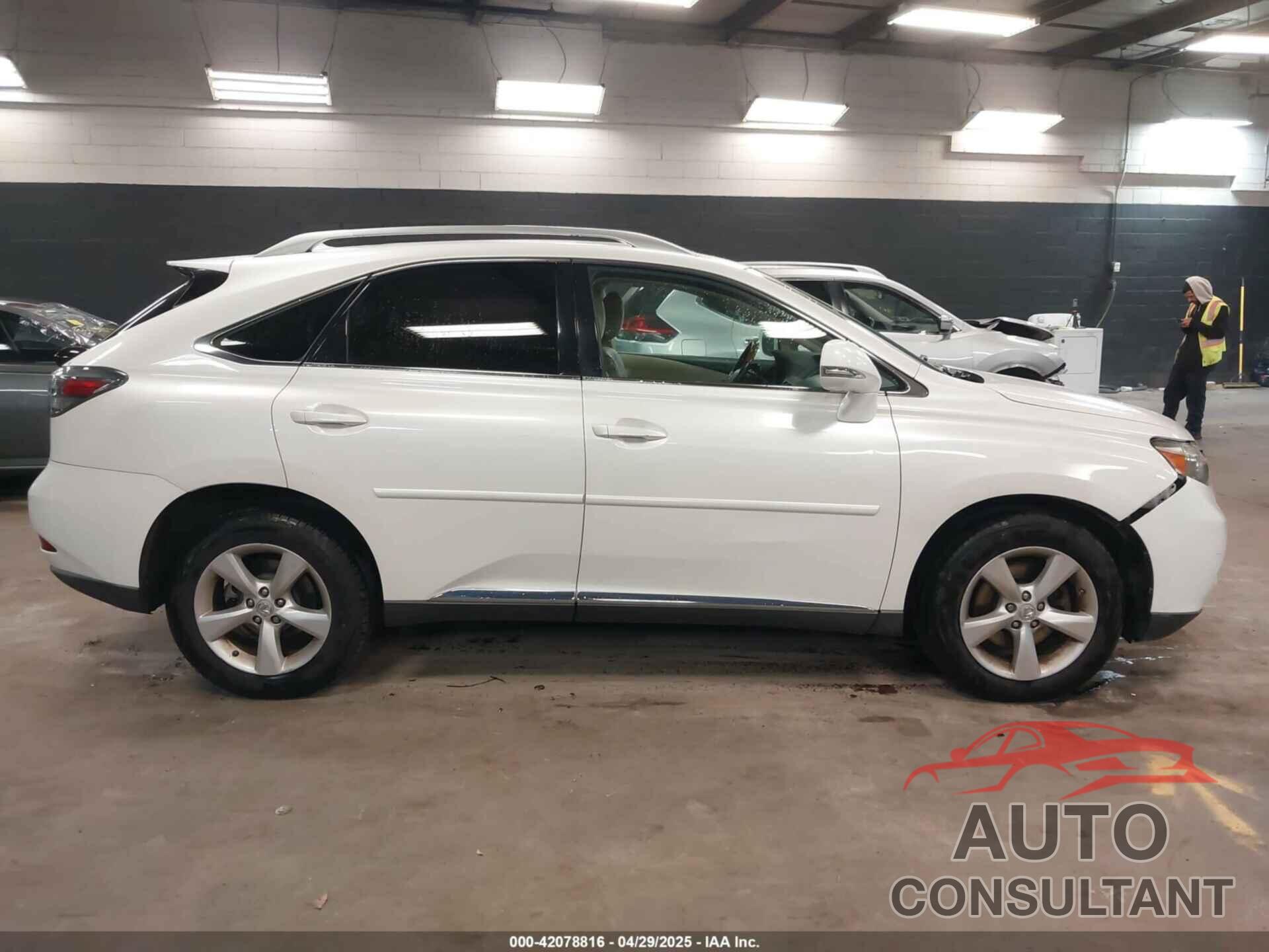 LEXUS RX 350 2010 - 2T2BK1BAXAC035811