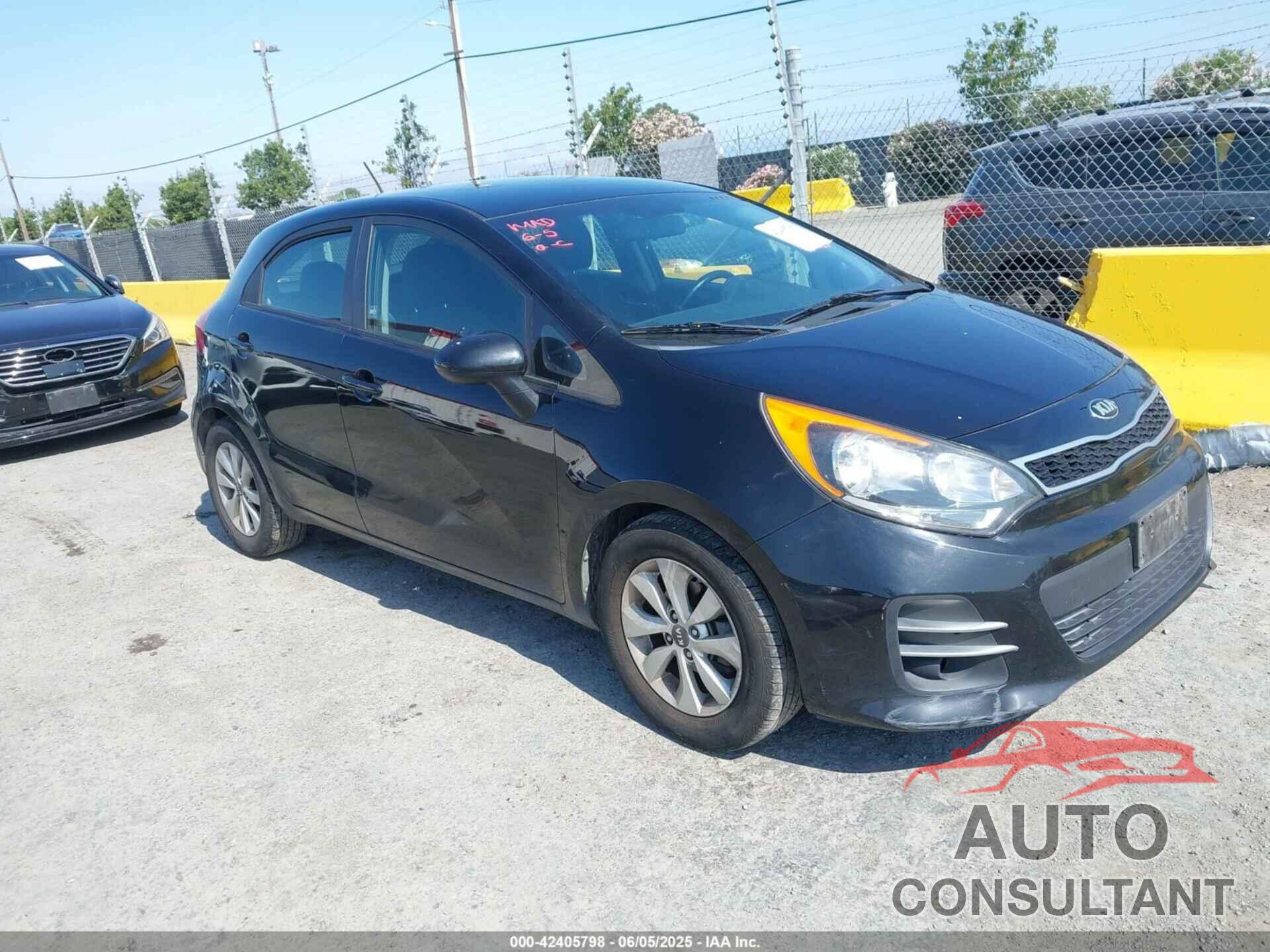 KIA RIO 2016 - KNADN5A35G6577104