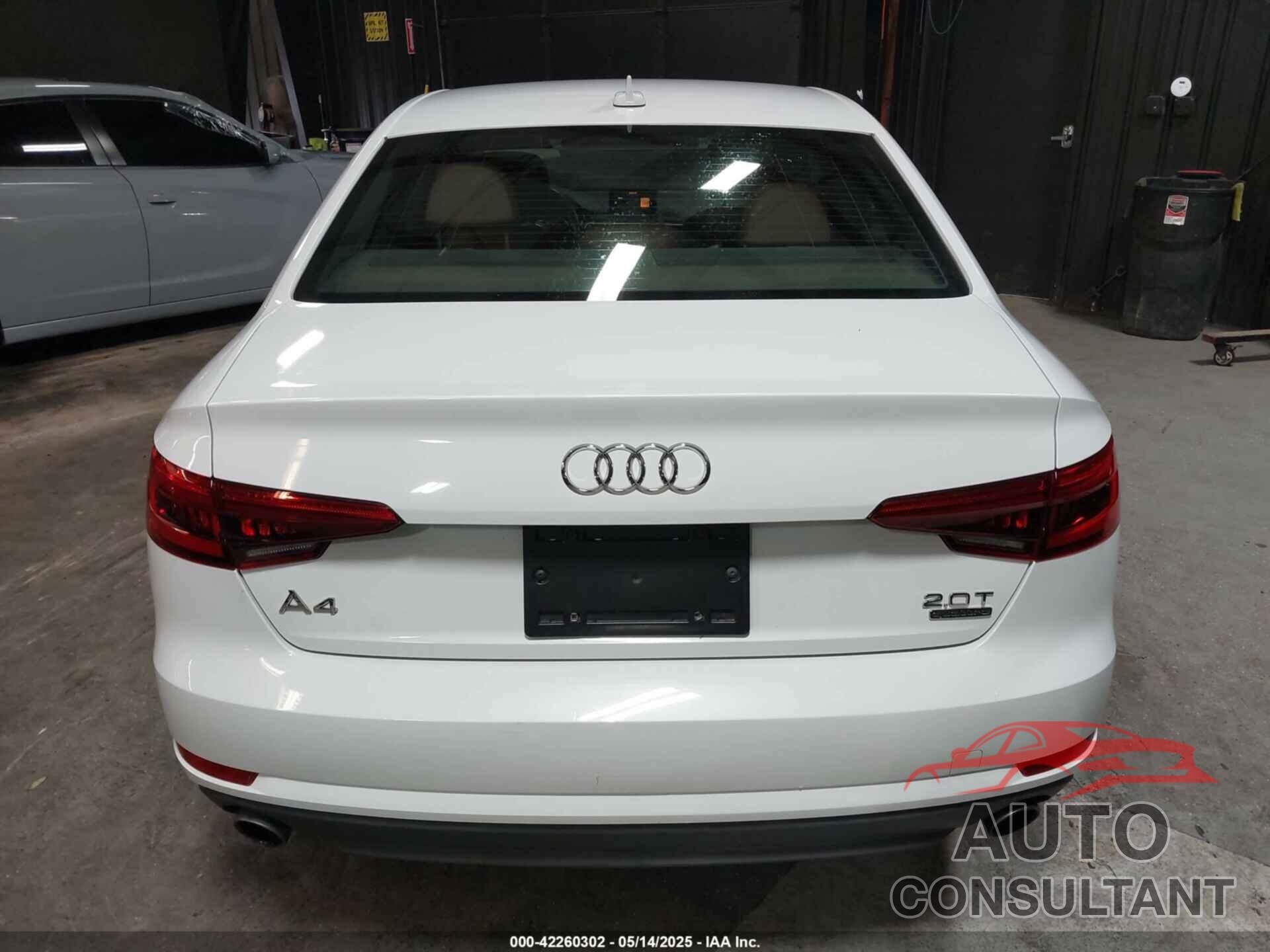 AUDI A4 2017 - WAUANAF4XHA077628