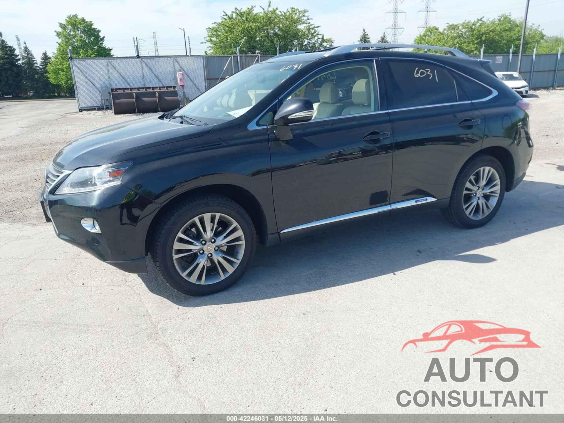 LEXUS RX 450H 2013 - JTJBC1BA9D2053105