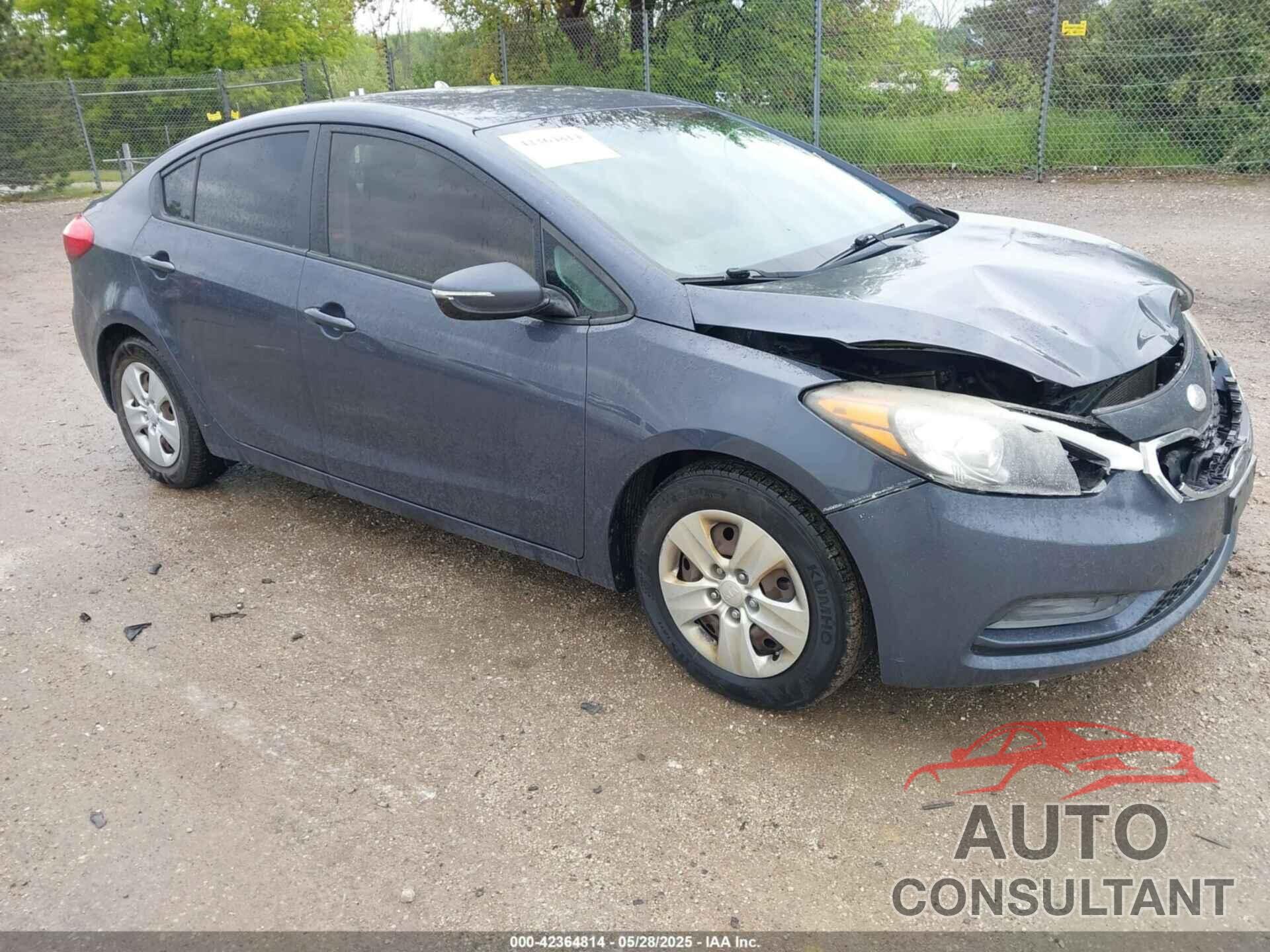 KIA FORTE 2015 - KNAFX4A60F5311209