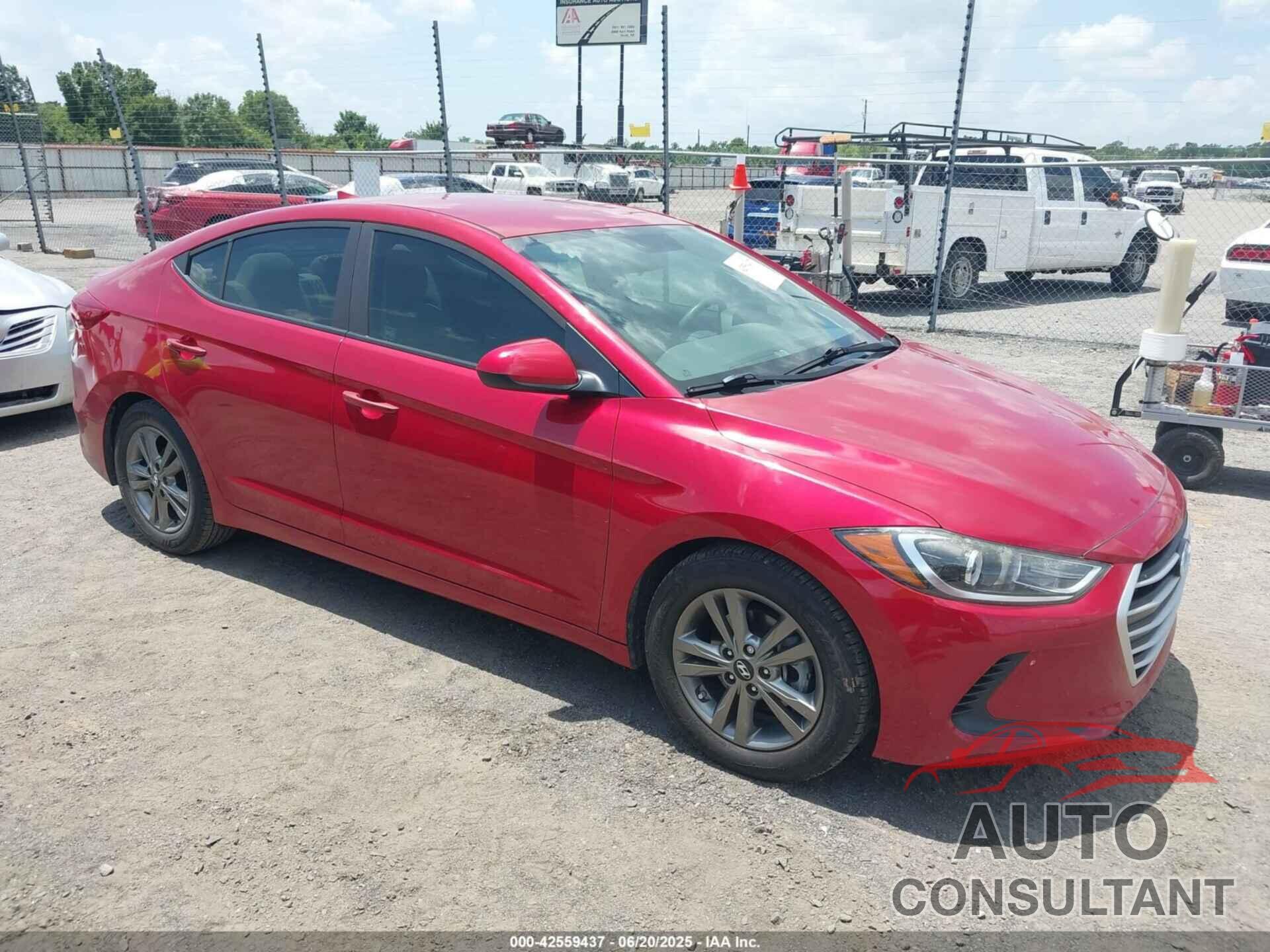 HYUNDAI ELANTRA 2017 - 5NPD84LF9HH044689