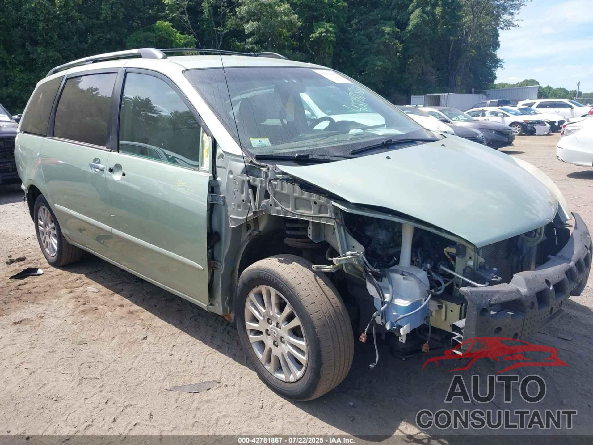 TOYOTA SIENNA 2009 - 5TDBK23C69S022552