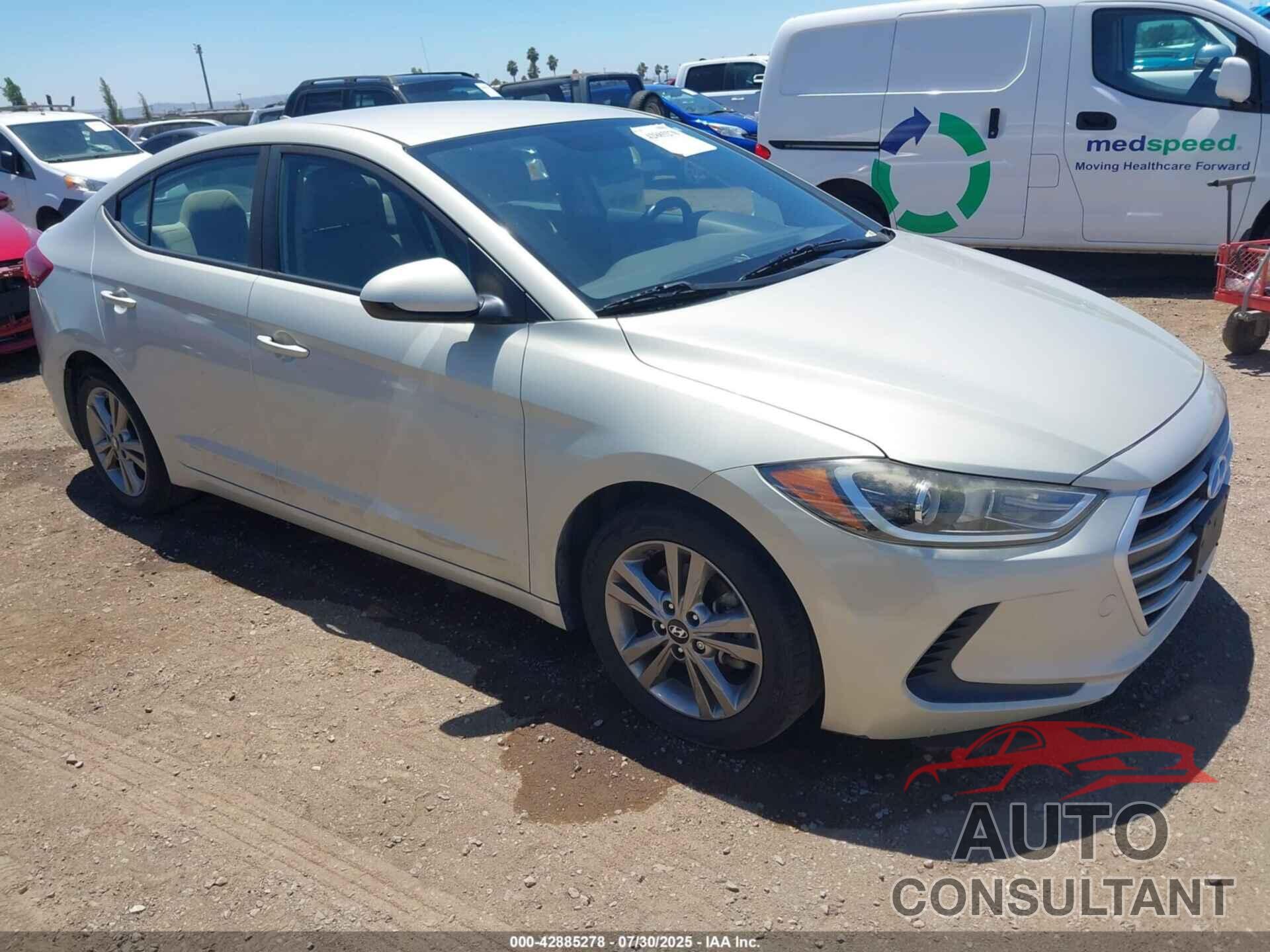 HYUNDAI ELANTRA 2017 - KMHD84LF7HU065056