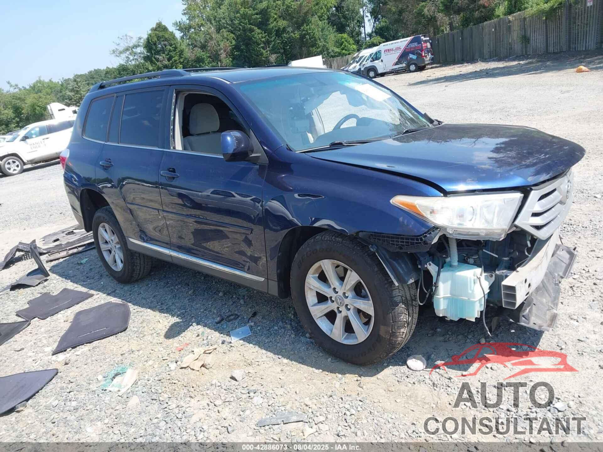 TOYOTA HIGHLANDER 2011 - 5TDBK3EHXBS062010