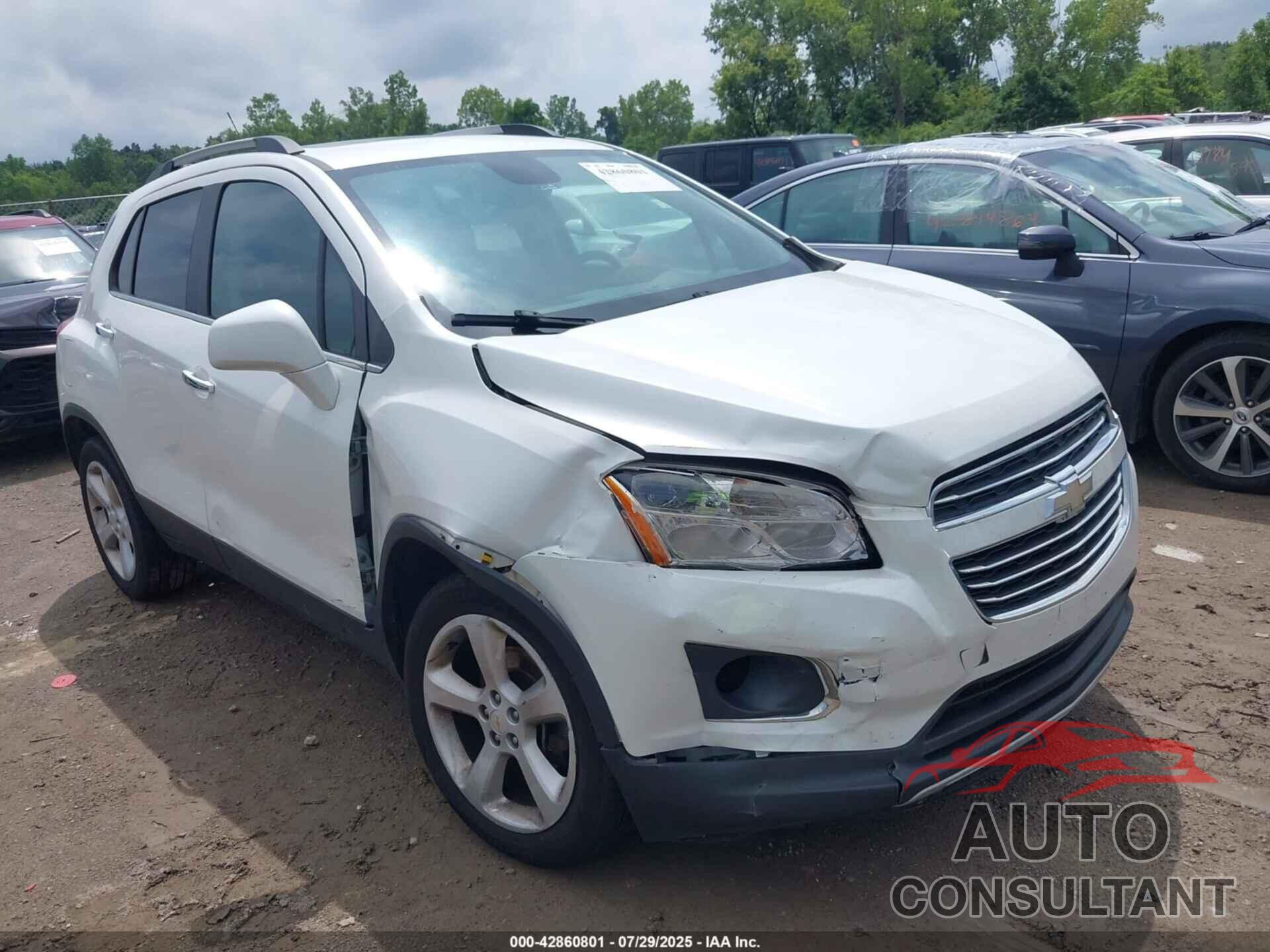 CHEVROLET TRAX 2015 - KL7CJTSB8FB111559