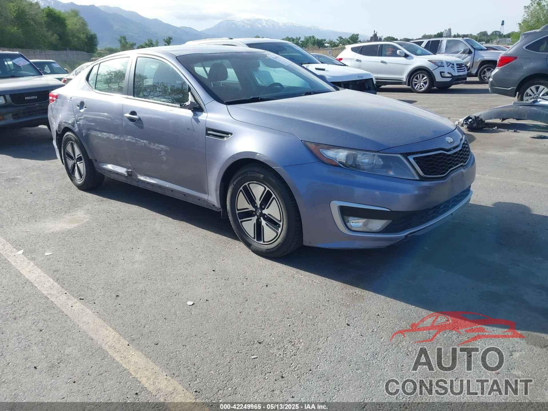 KIA OPTIMA HYBRID 2012 - KNAGM4AD4C5021661