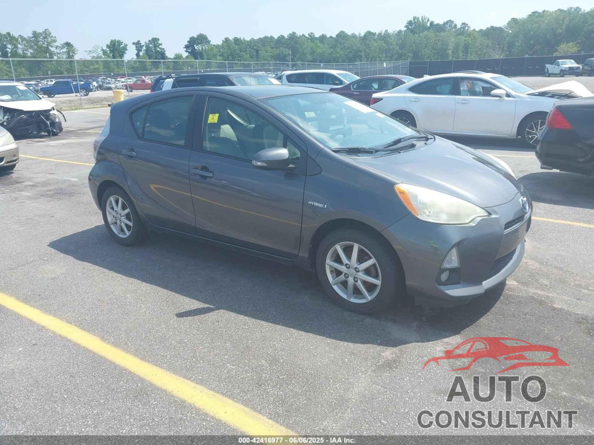 TOYOTA PRIUS C 2012 - JTDKDTB3XC1020910