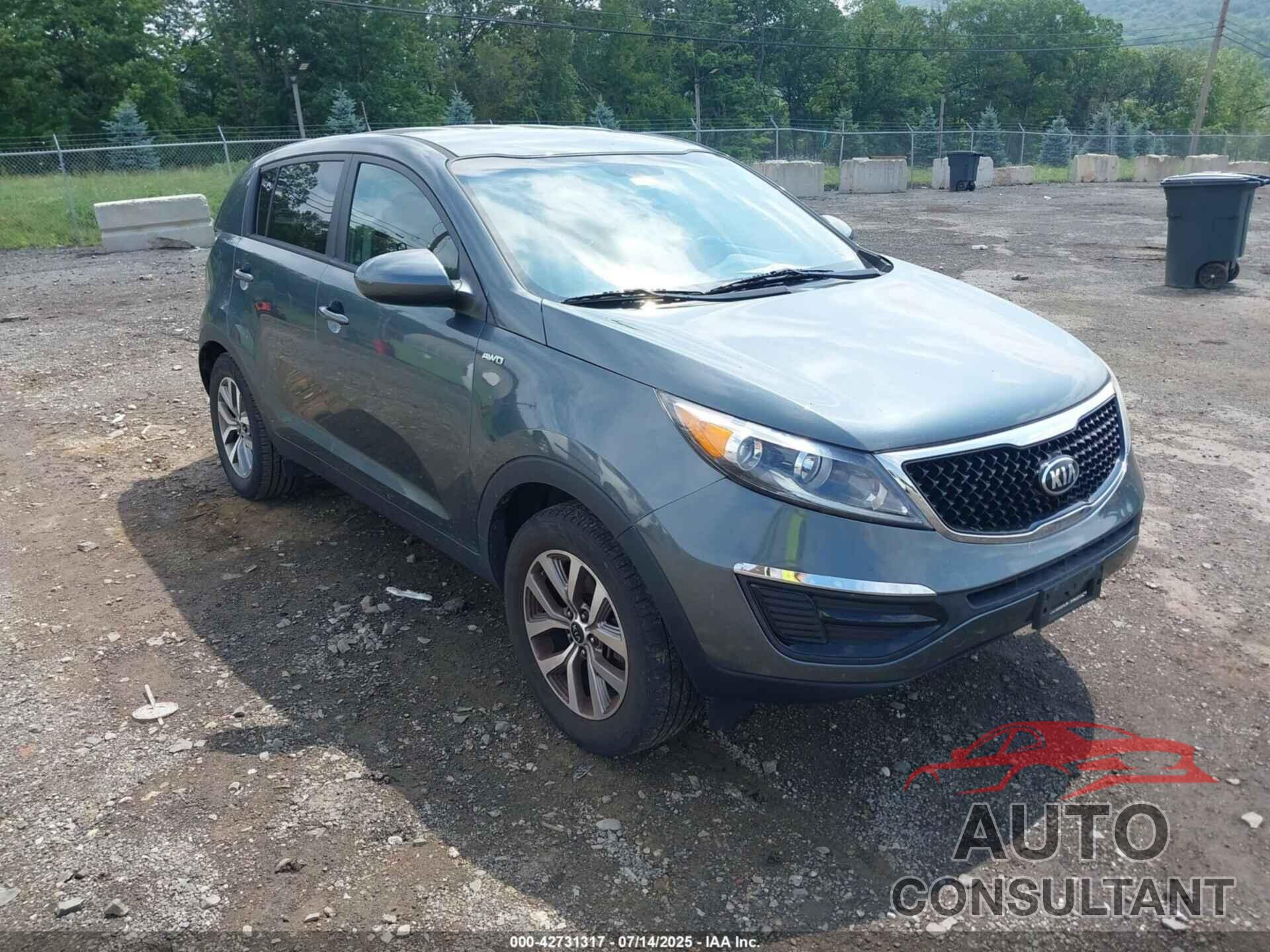 KIA SPORTAGE 2015 - KNDPBCAC9F7682217