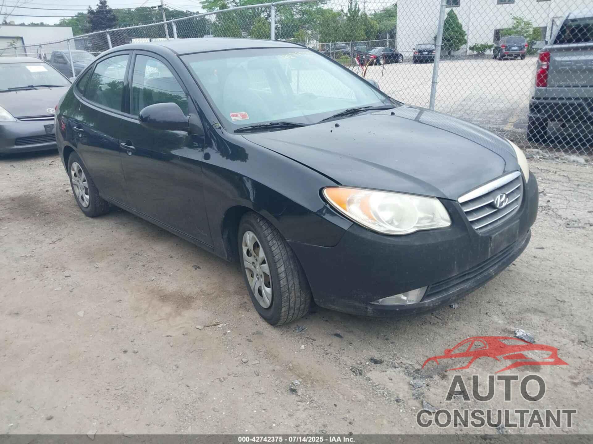HYUNDAI ELANTRA 2010 - KMHDU4AD1AU107563
