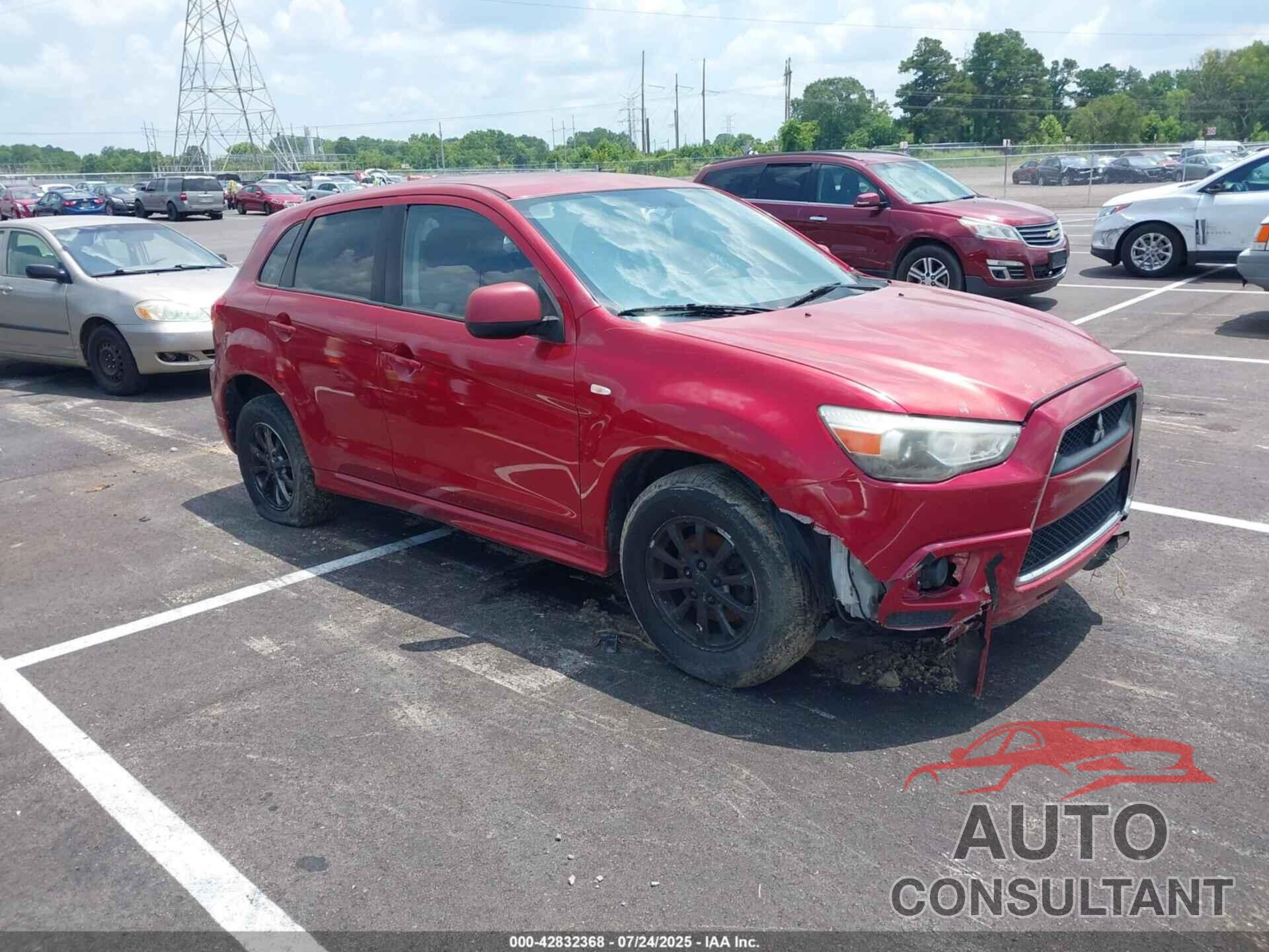 MITSUBISHI OUTLANDER SPORT 2012 - JA4AP3AU7CZ006827