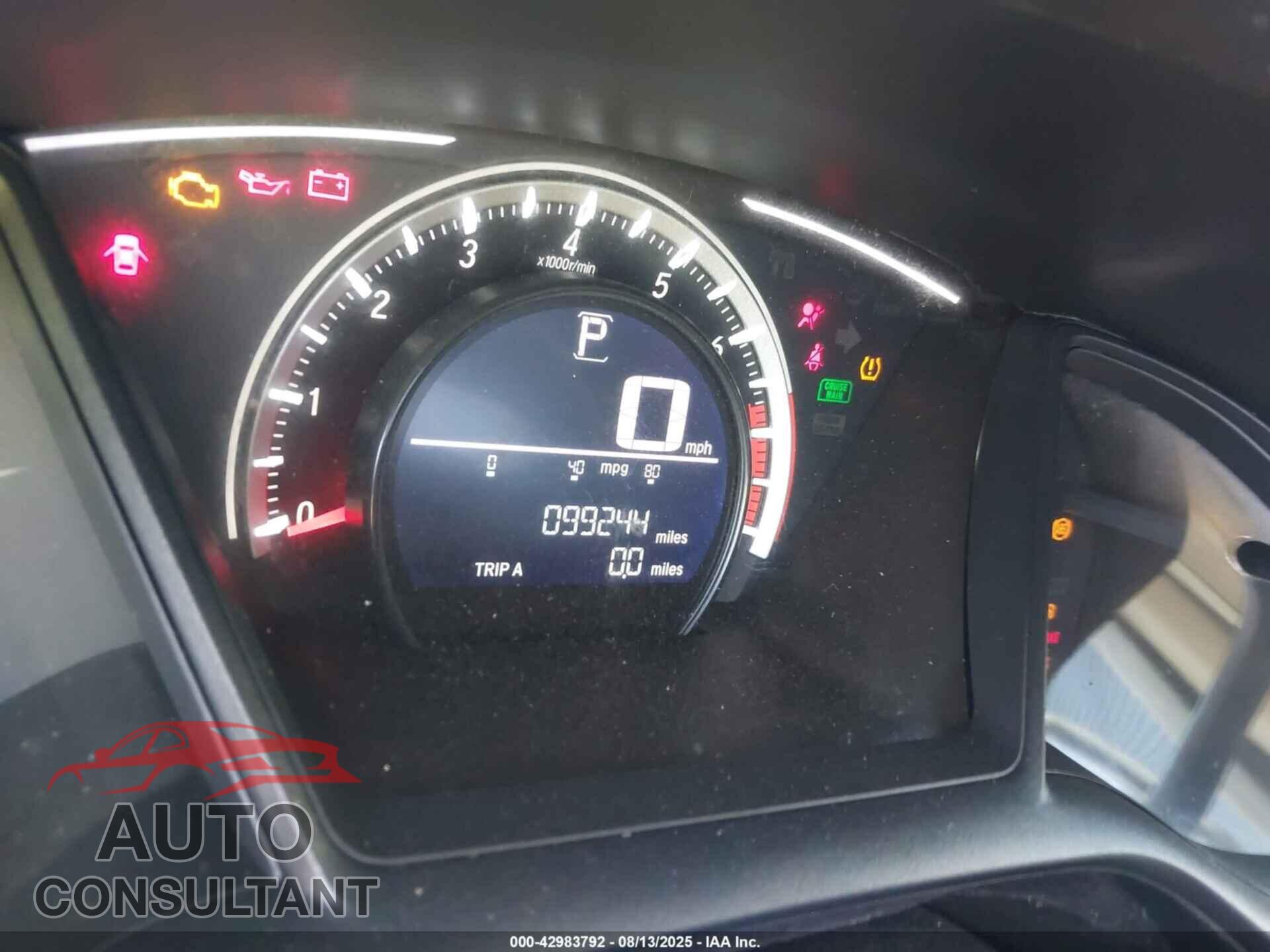 HONDA CIVIC 2017 - 2HGFC2F55HH520610