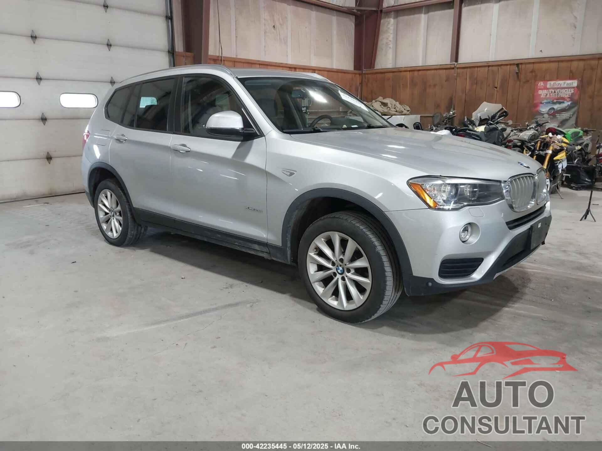 BMW X3 2017 - 5UXWX9C3XH0T17679
