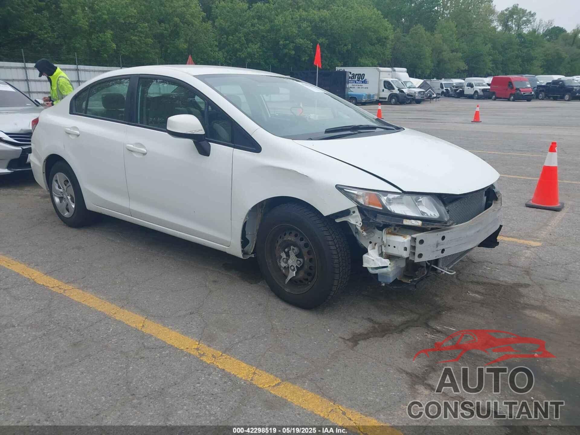 HONDA CIVIC 2013 - 19XFB2F59DE096842