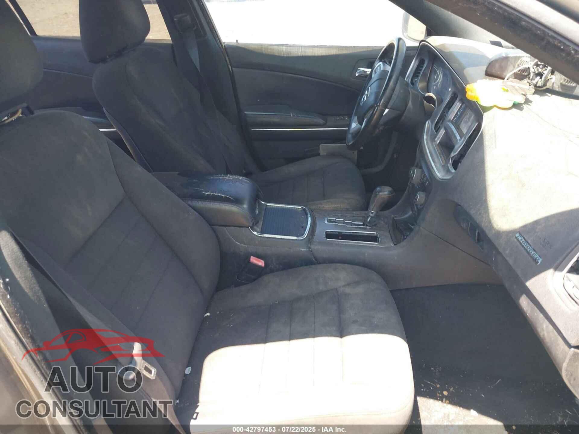 DODGE CHARGER 2012 - 2C3CDXBG2CH109472