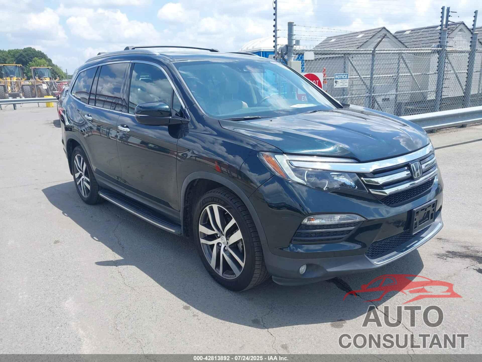 HONDA PILOT 2016 - 5FNYF6H01GB044741
