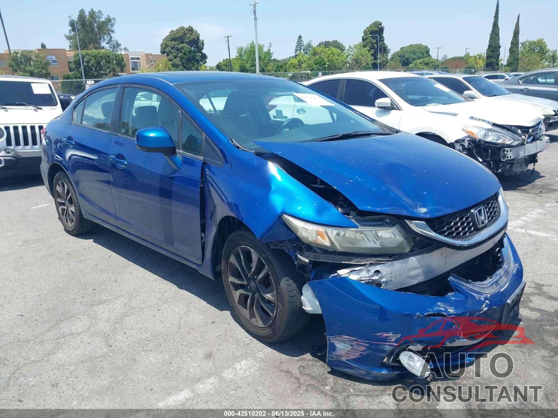 HONDA CIVIC 2013 - 19XFB2F99DE249383